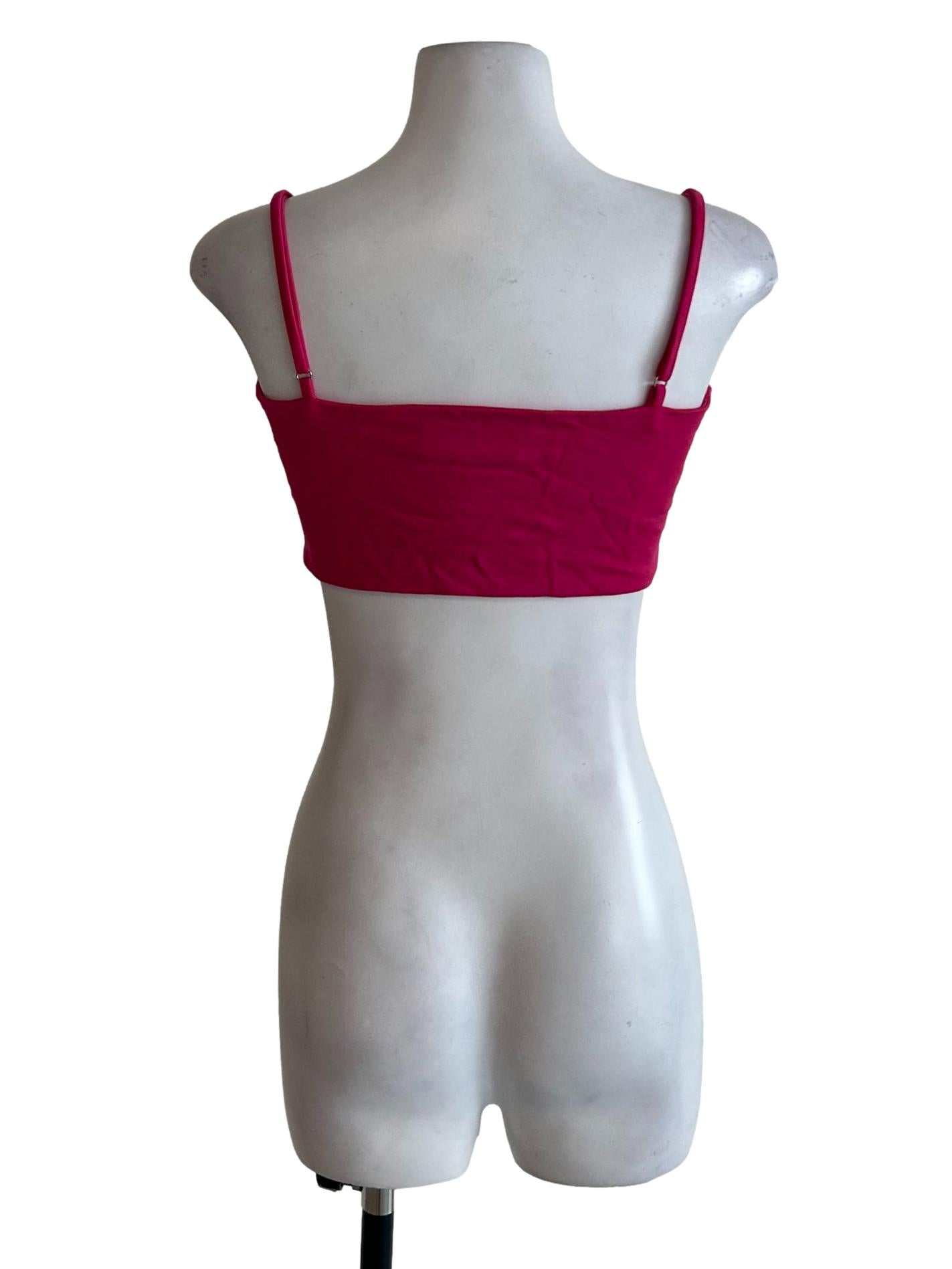 Hot Pink Cami Crop Top