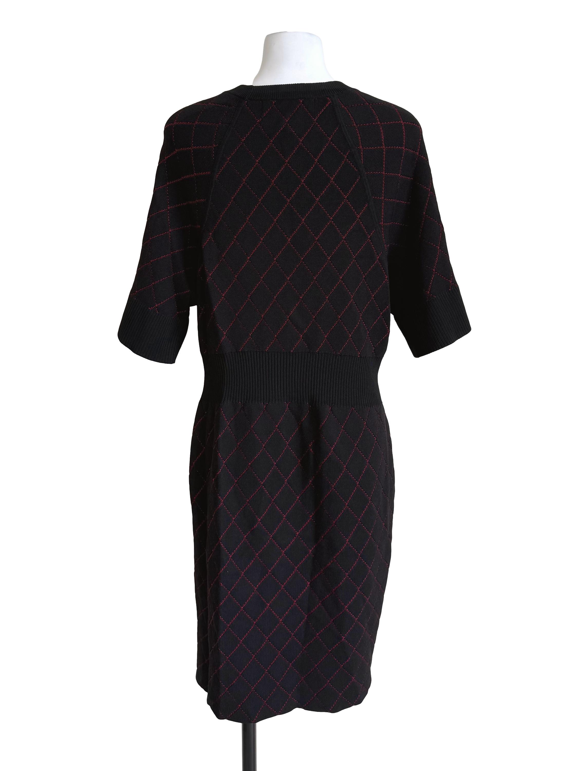 Navy Triangle Batwing Slit Dress
