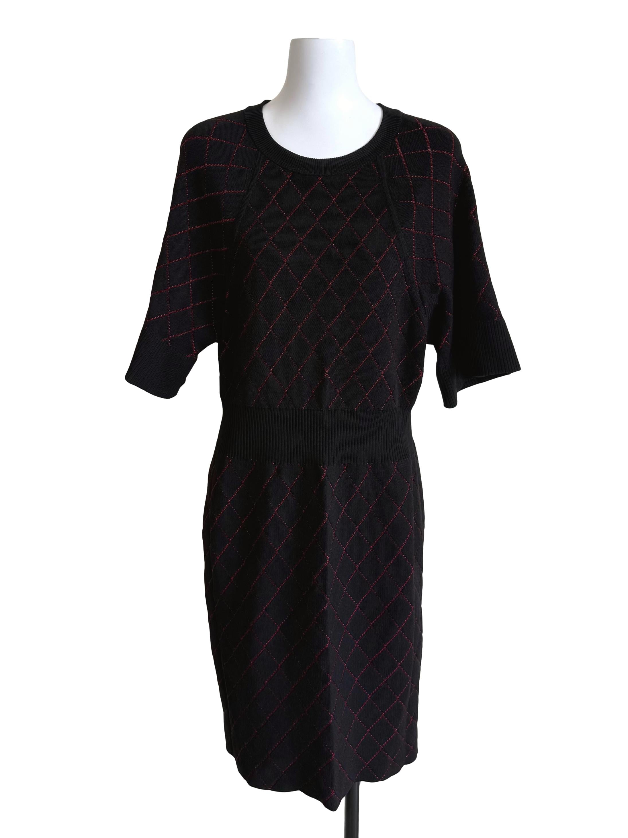 Navy Triangle Batwing Slit Dress