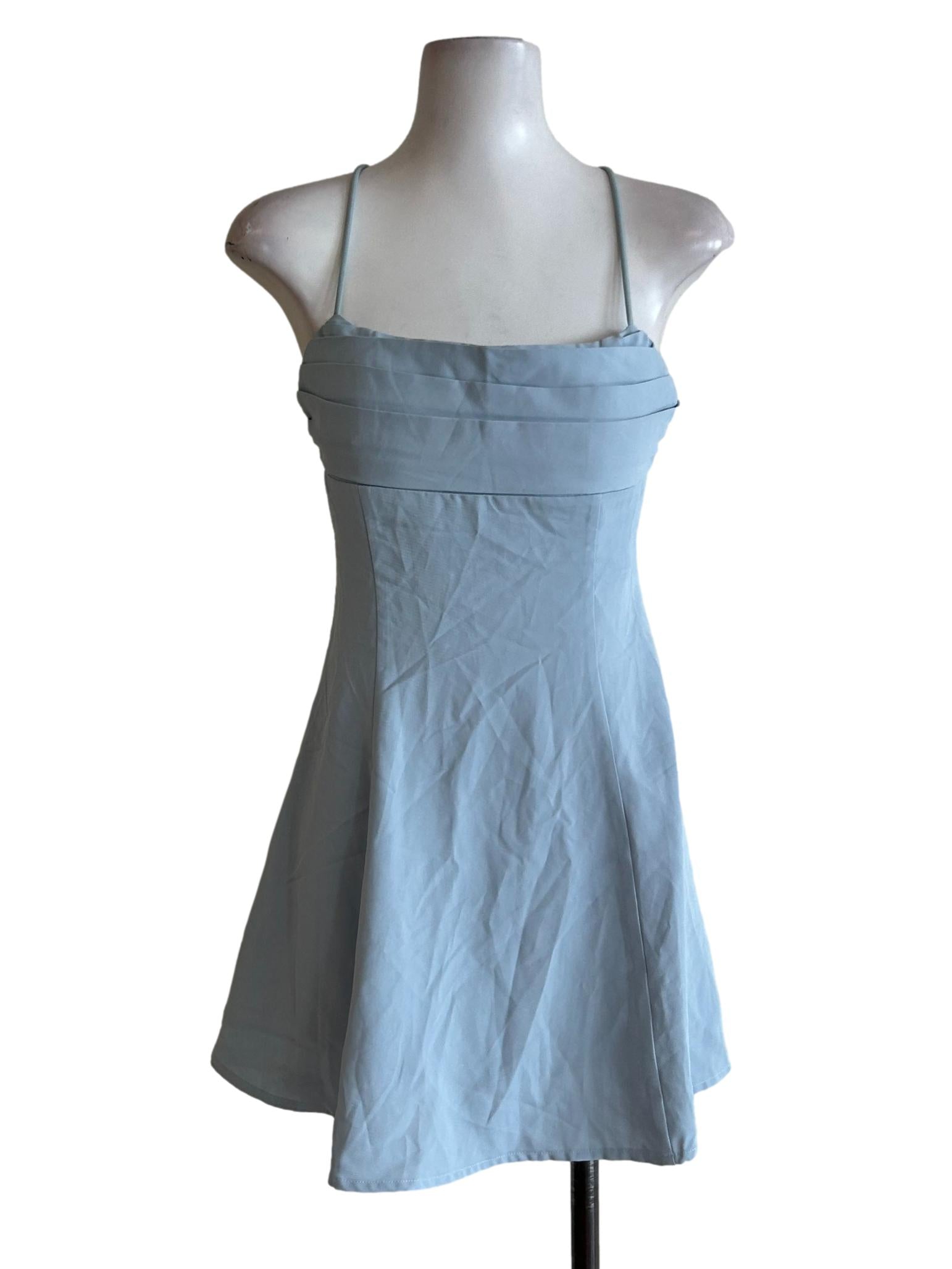 Baby Blue Mini Dress