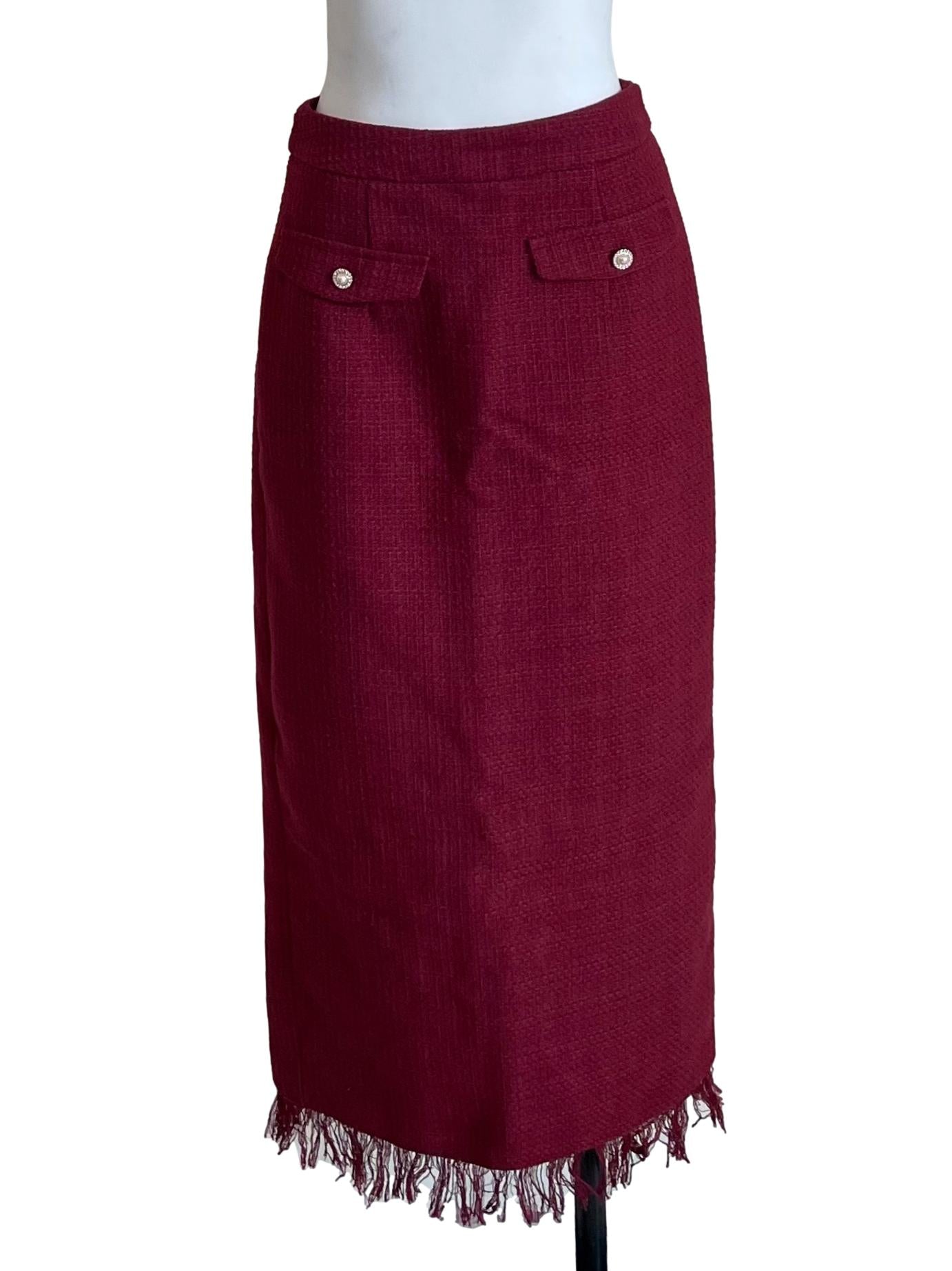 Ruby Tweed Long Pencil Skirt