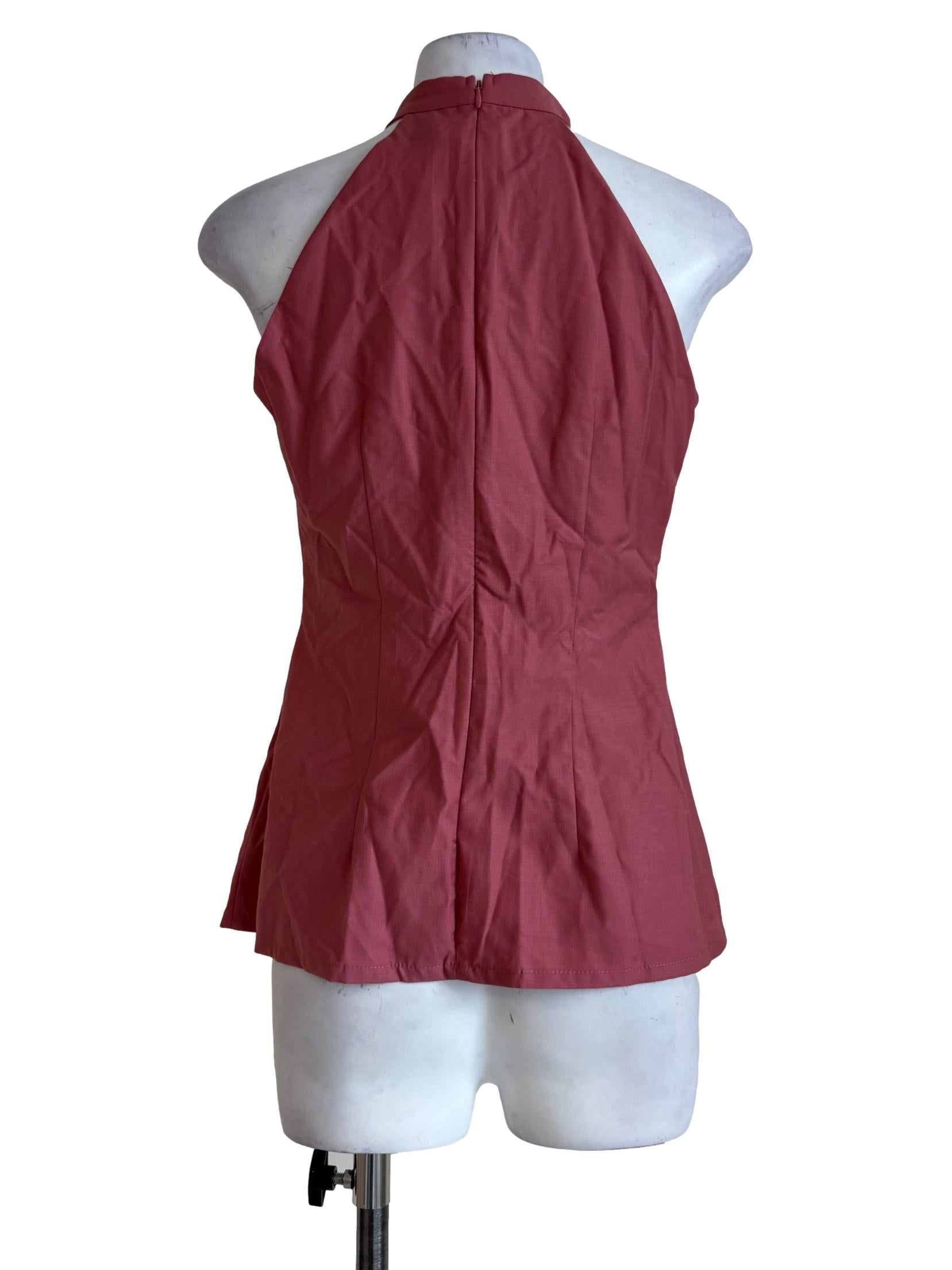 Pamelo Pink High Neck Top