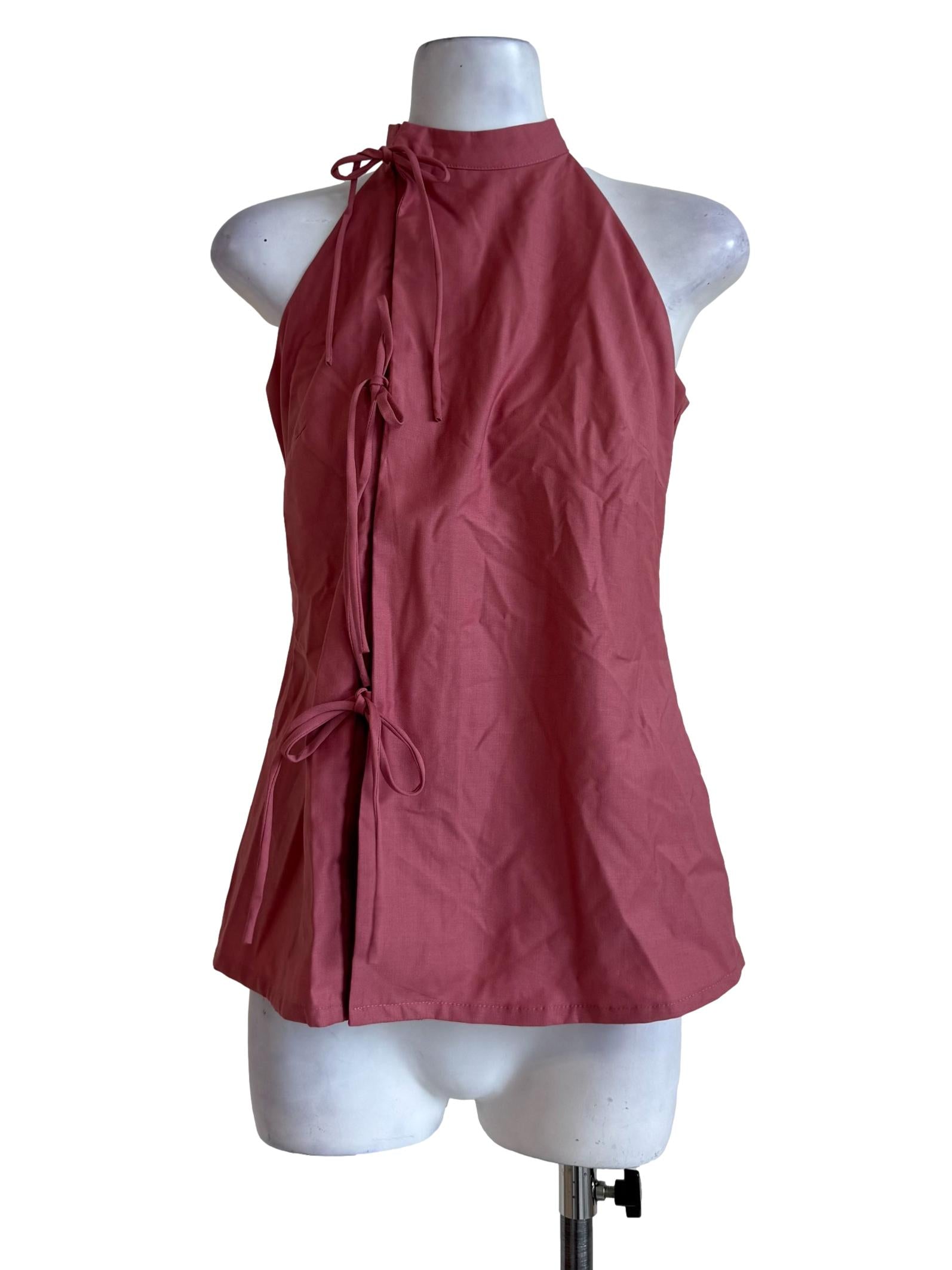 Pamelo Pink High Neck Top