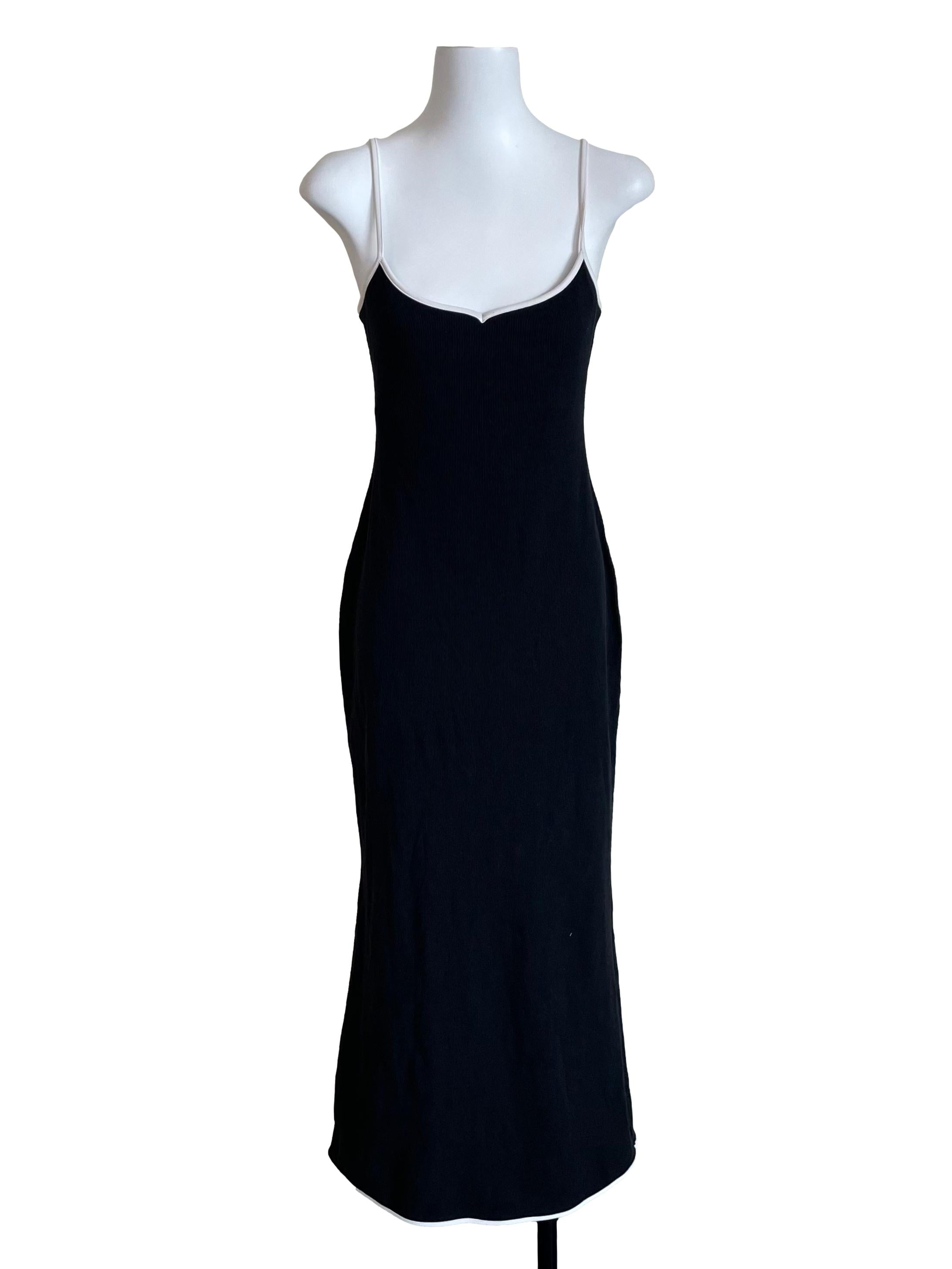 Black Knit Cami Dress