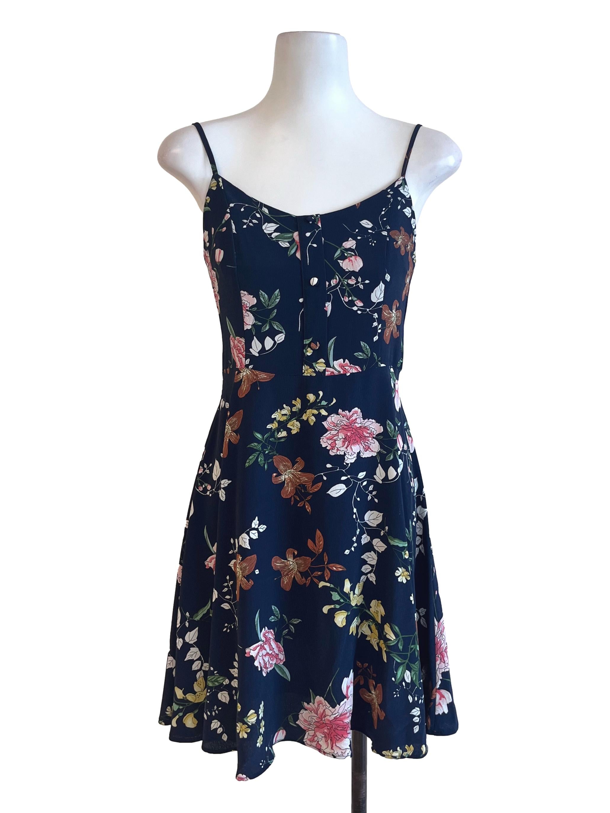Multicolour Floral Pattern Sleeveless Sundress
