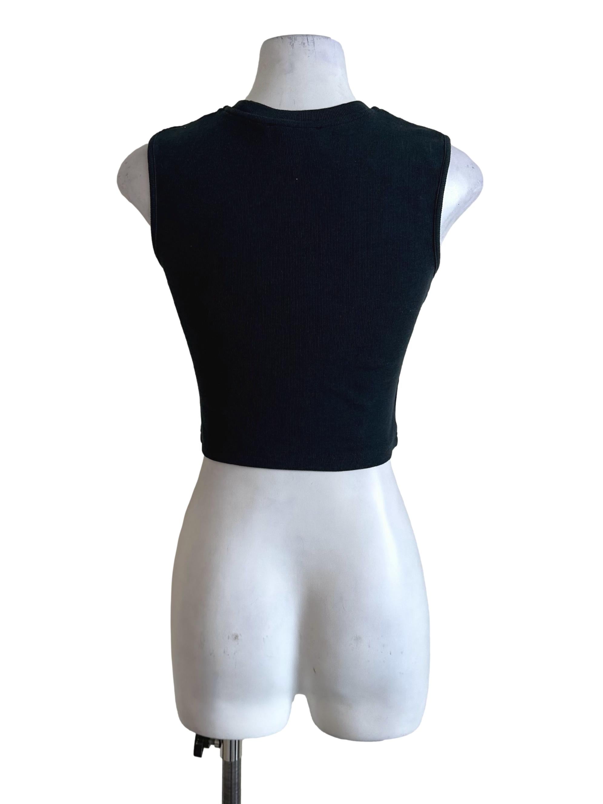 Dark Teal Green Knit Embroidery Top TTR