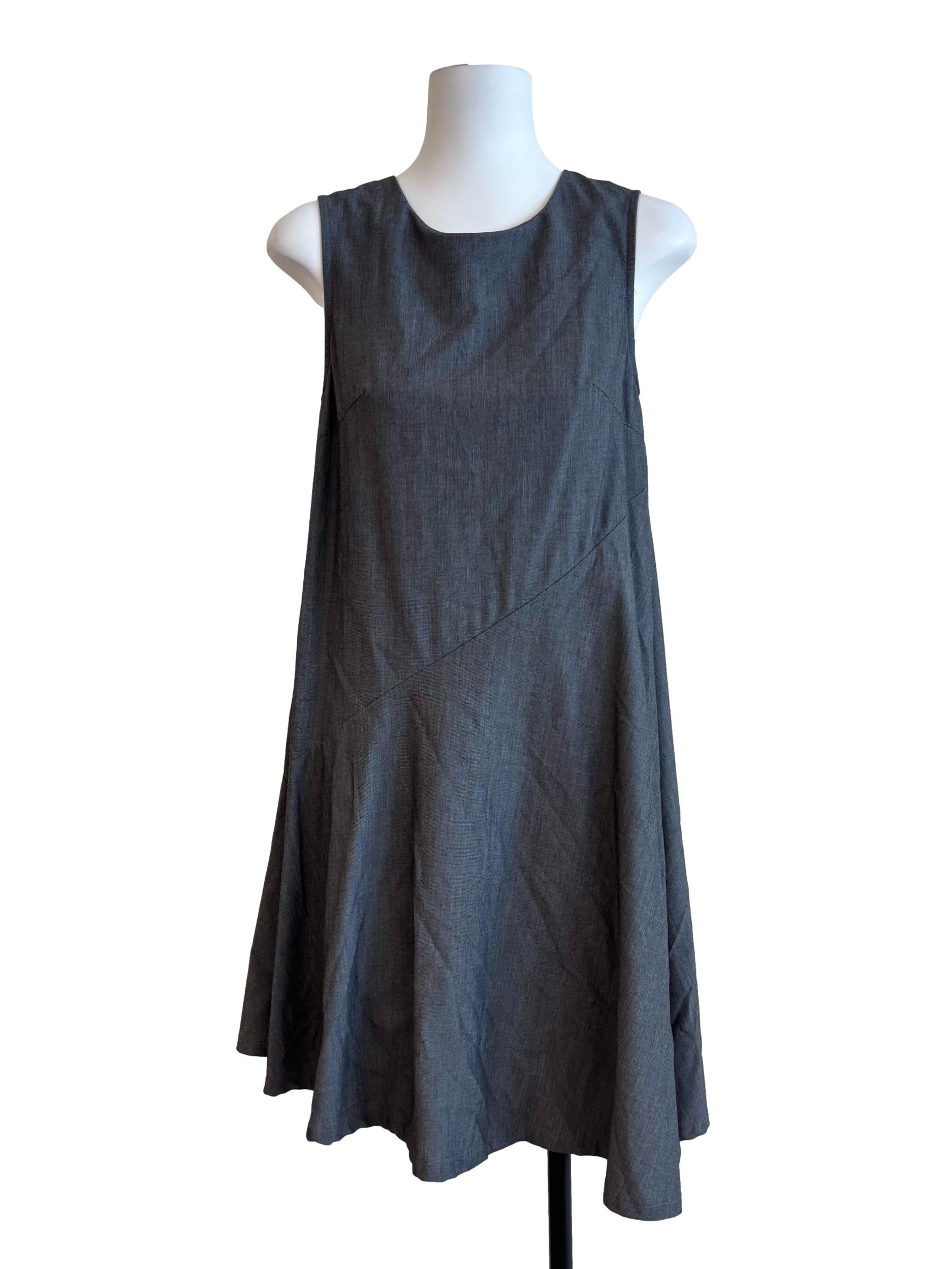 Echo Grey Sleeveless Shift Dress