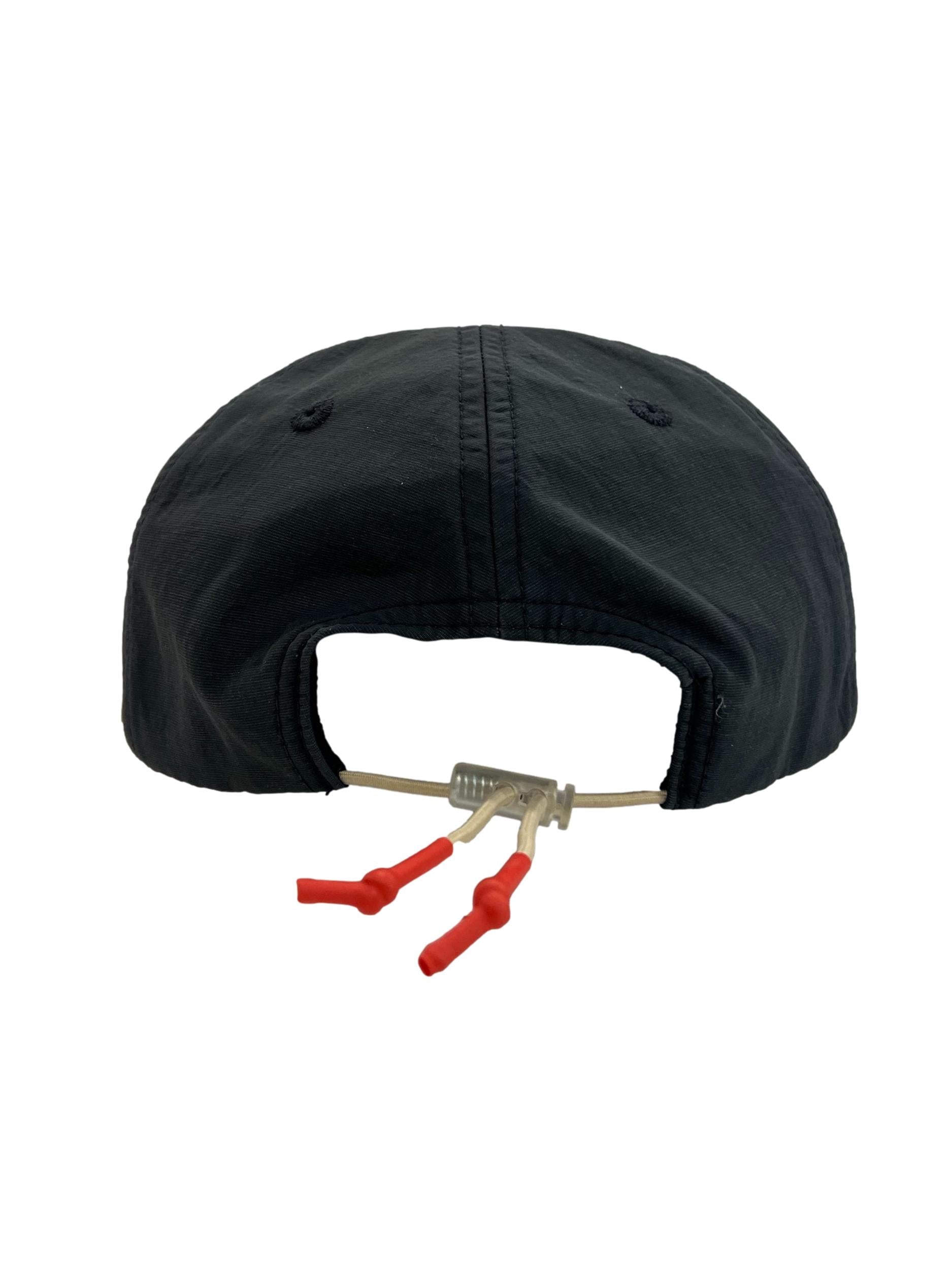 Navy Drawstring Cap