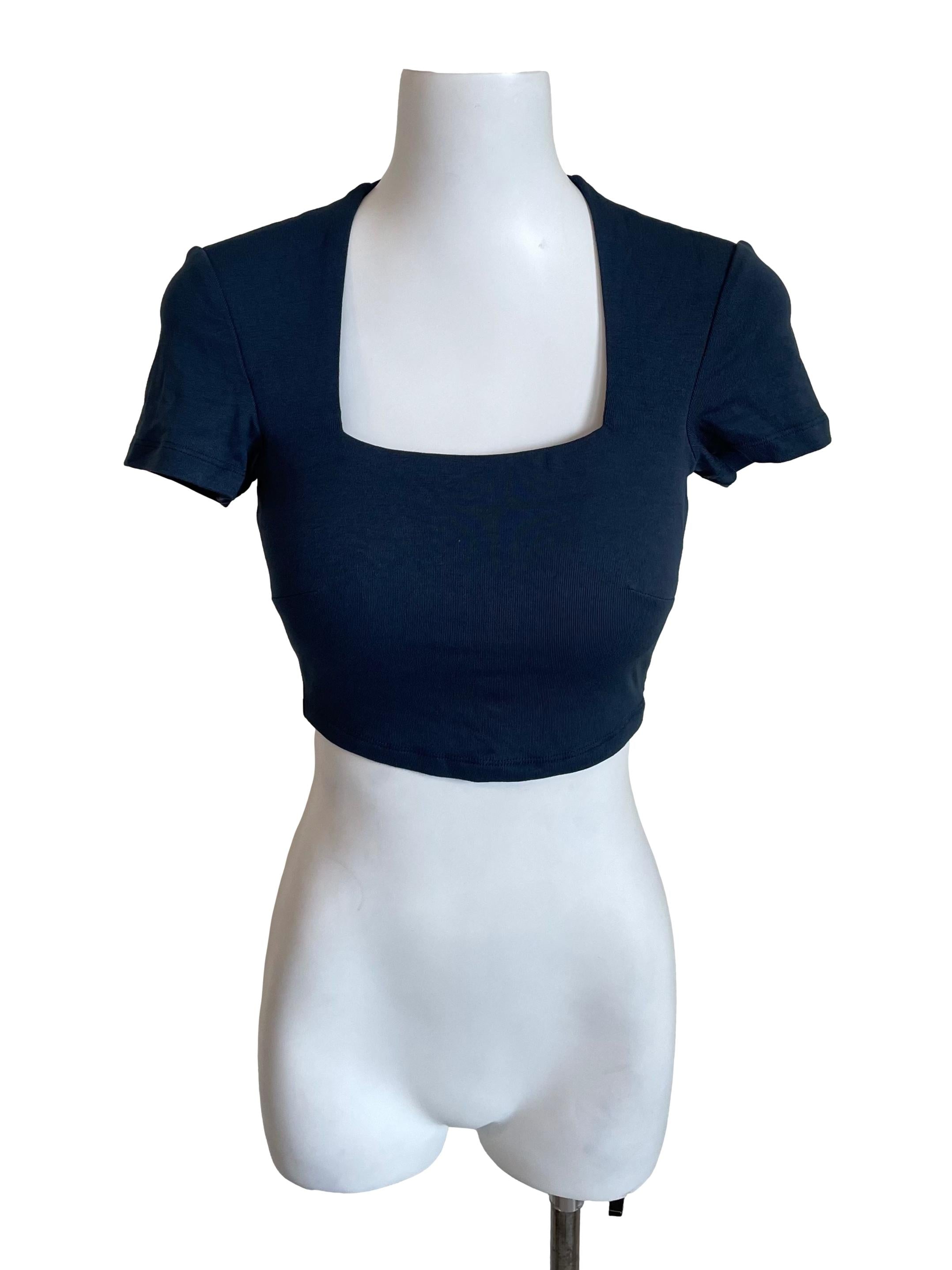 Aegean Queen Anne Crop Tee