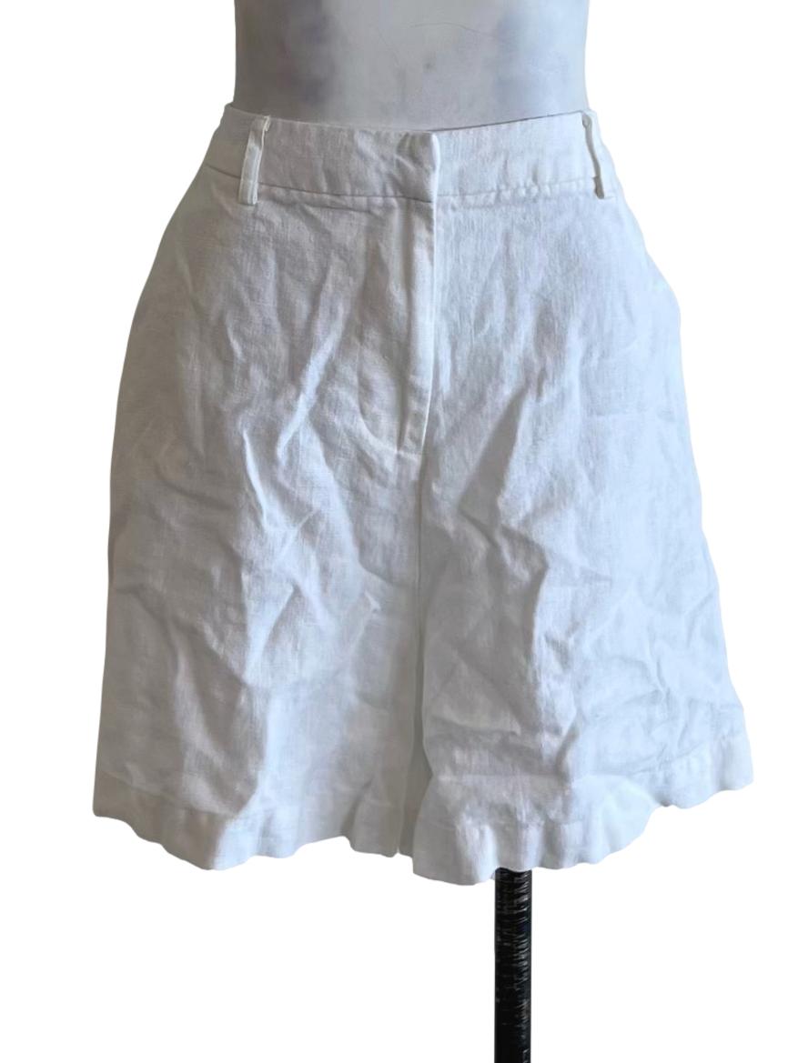 White Plain Shorts