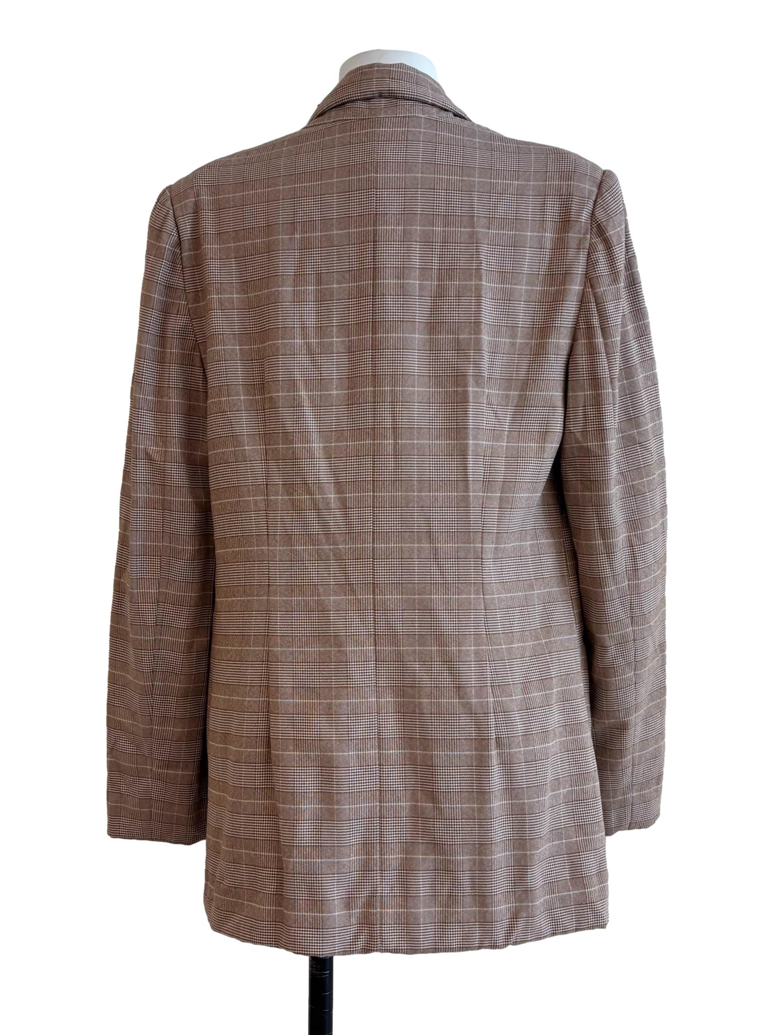 Cashmere Beige Double Breasted Blazer