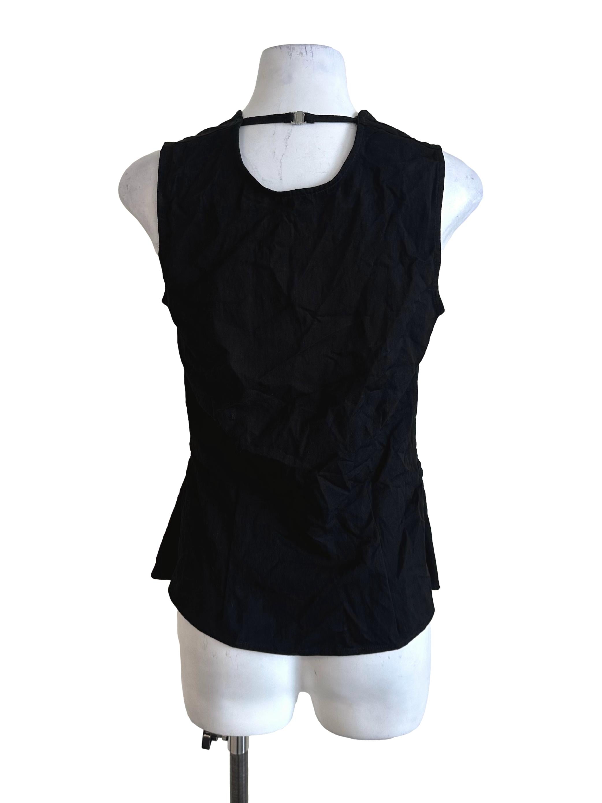 Raven Black Cowl Neck Drape Top TEM
