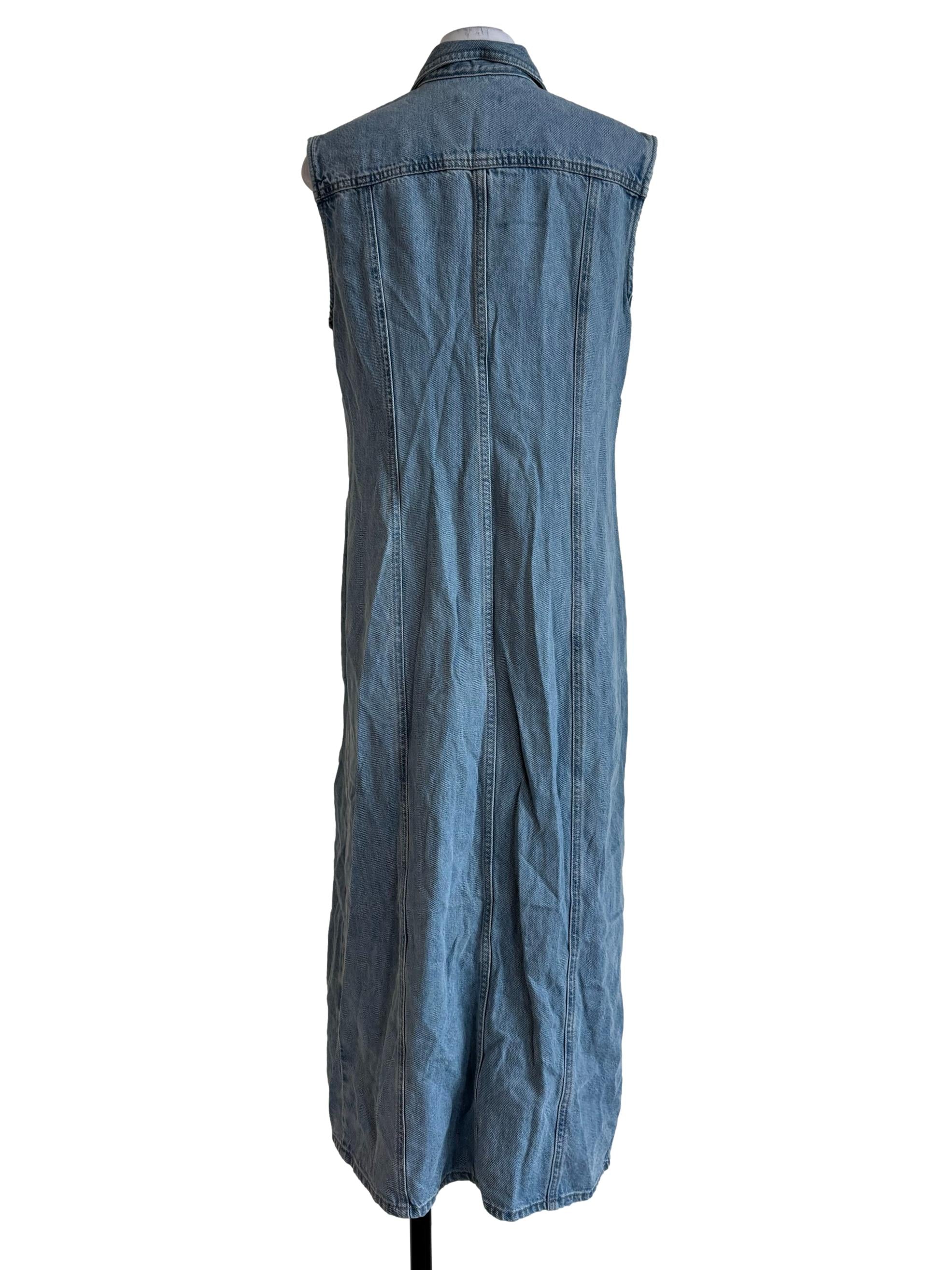 Pale Denim Shirt Dress