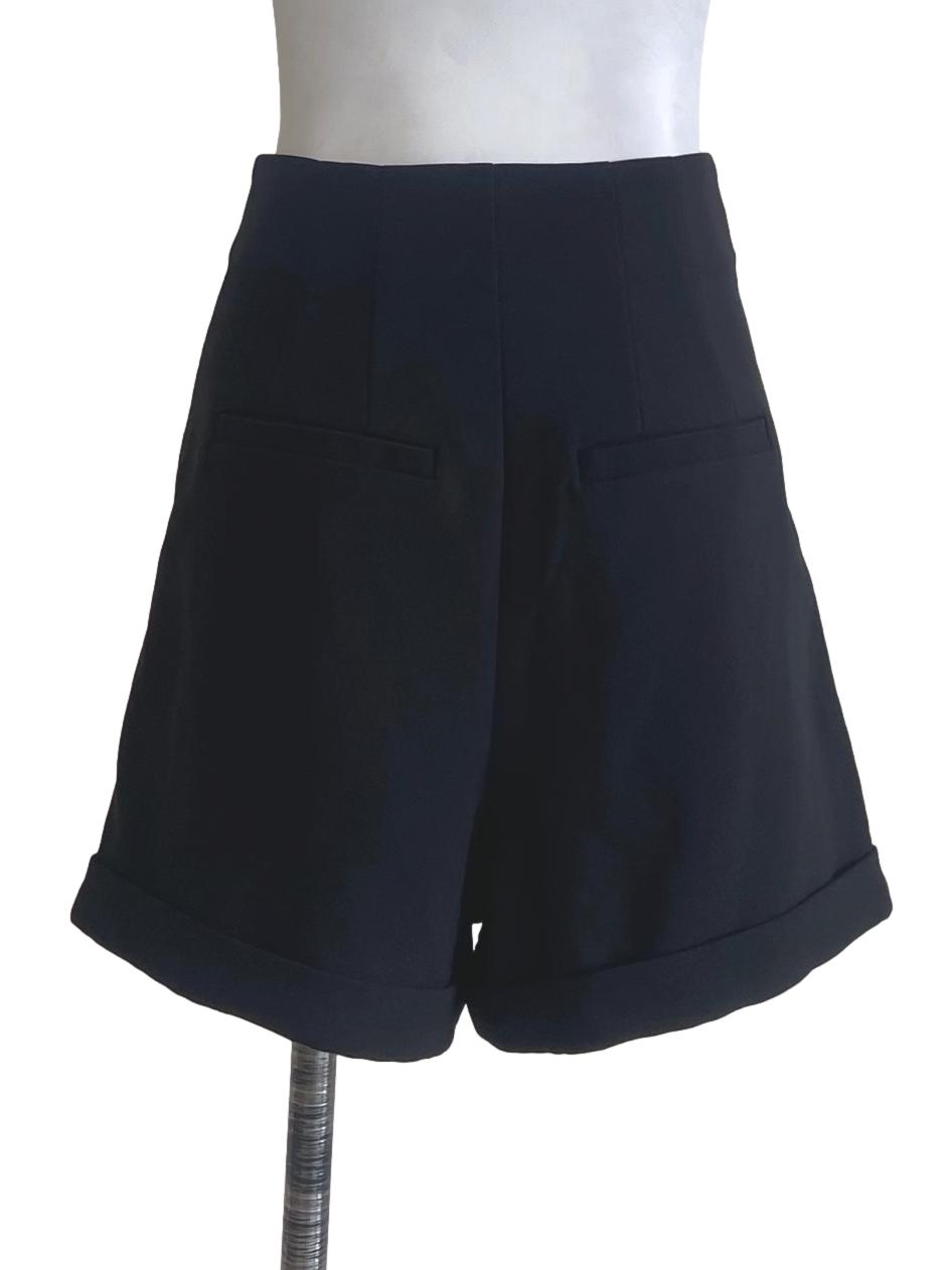 Black High Waisted Shorts