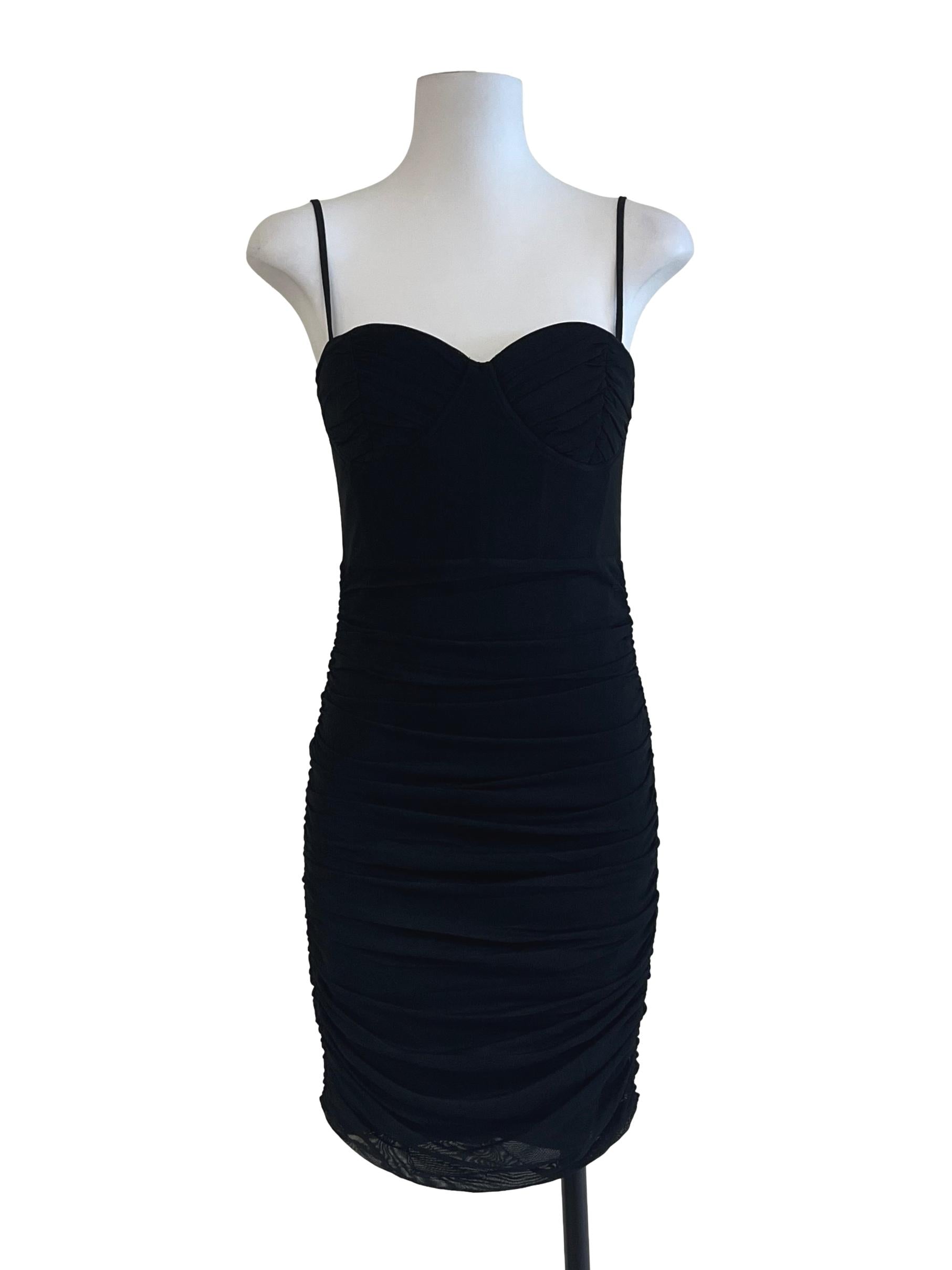 Black Spaghetti Strap Dress