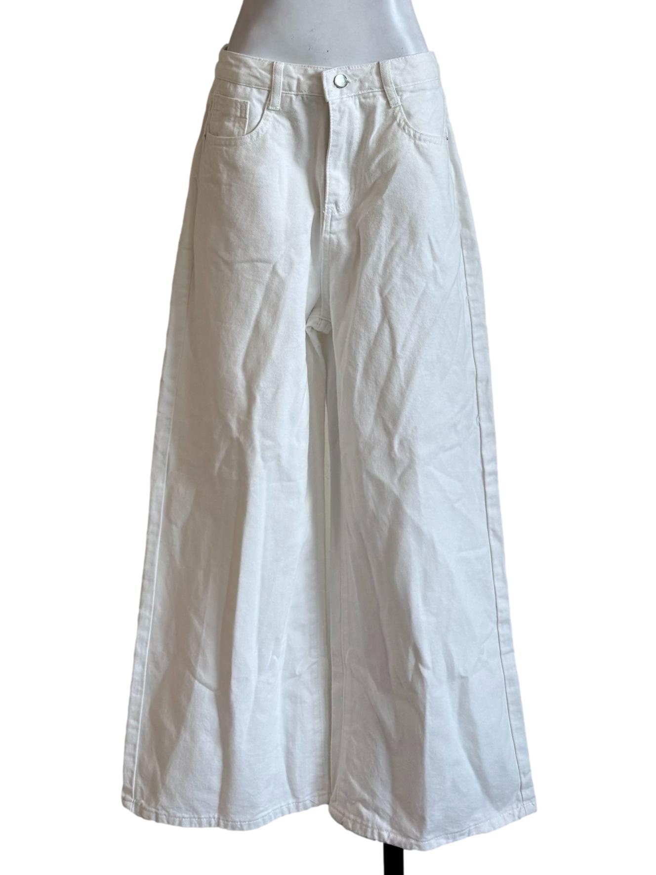 Snow White Wide Leg Pants