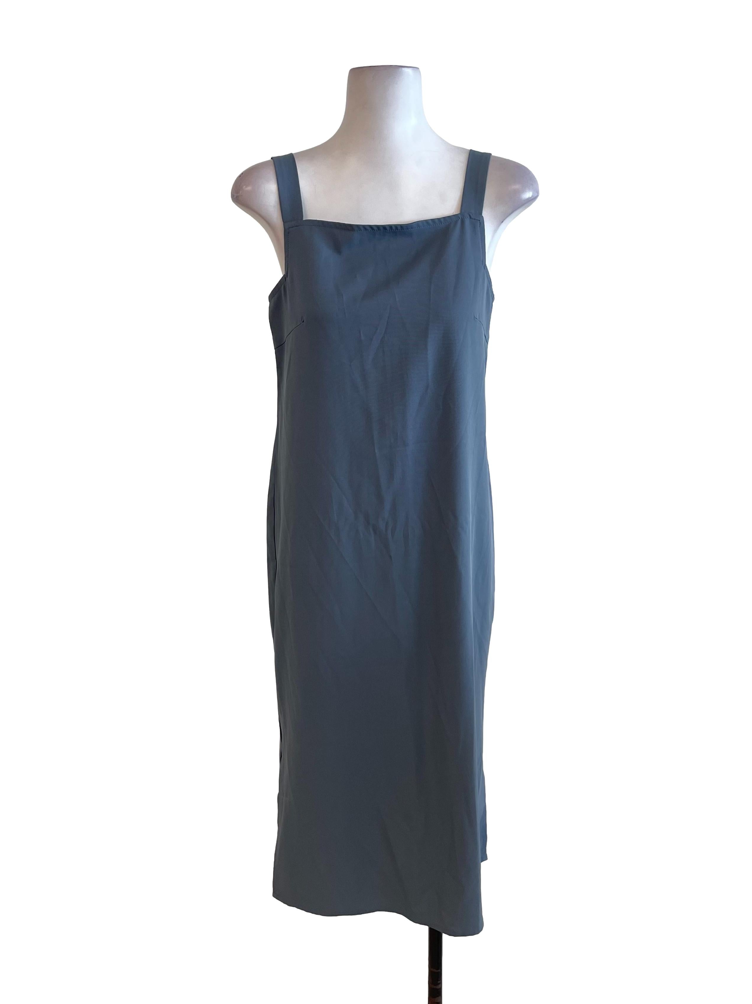 Stone Blue Slip Dress