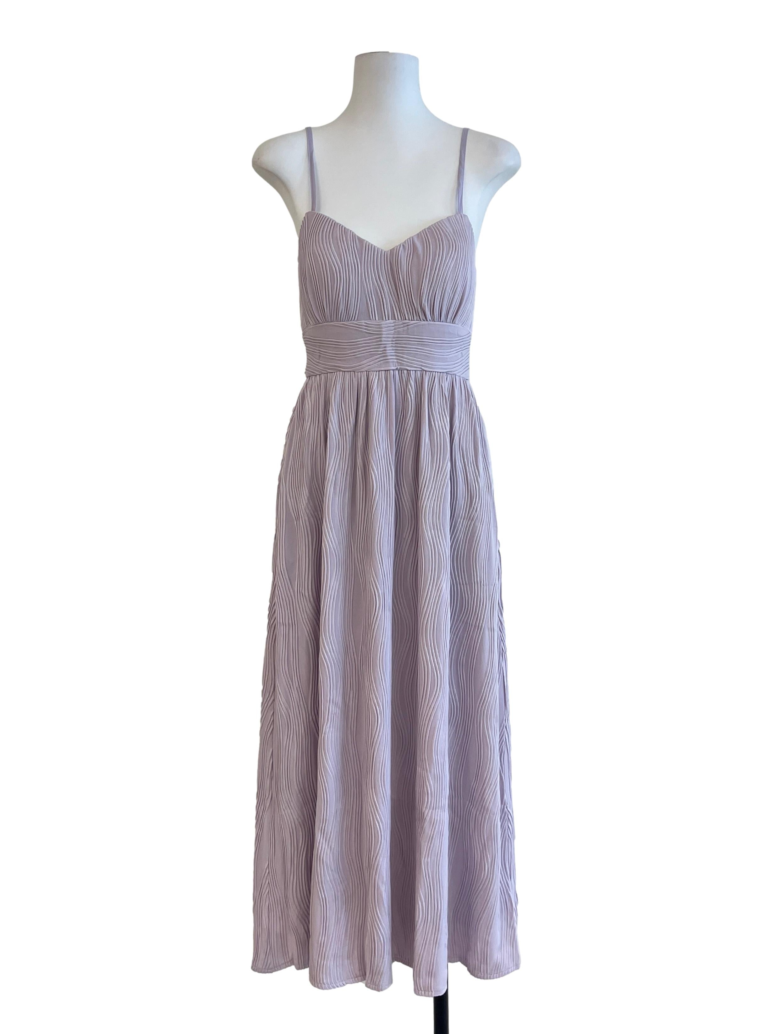 Periwinkle Purple Textured Dress