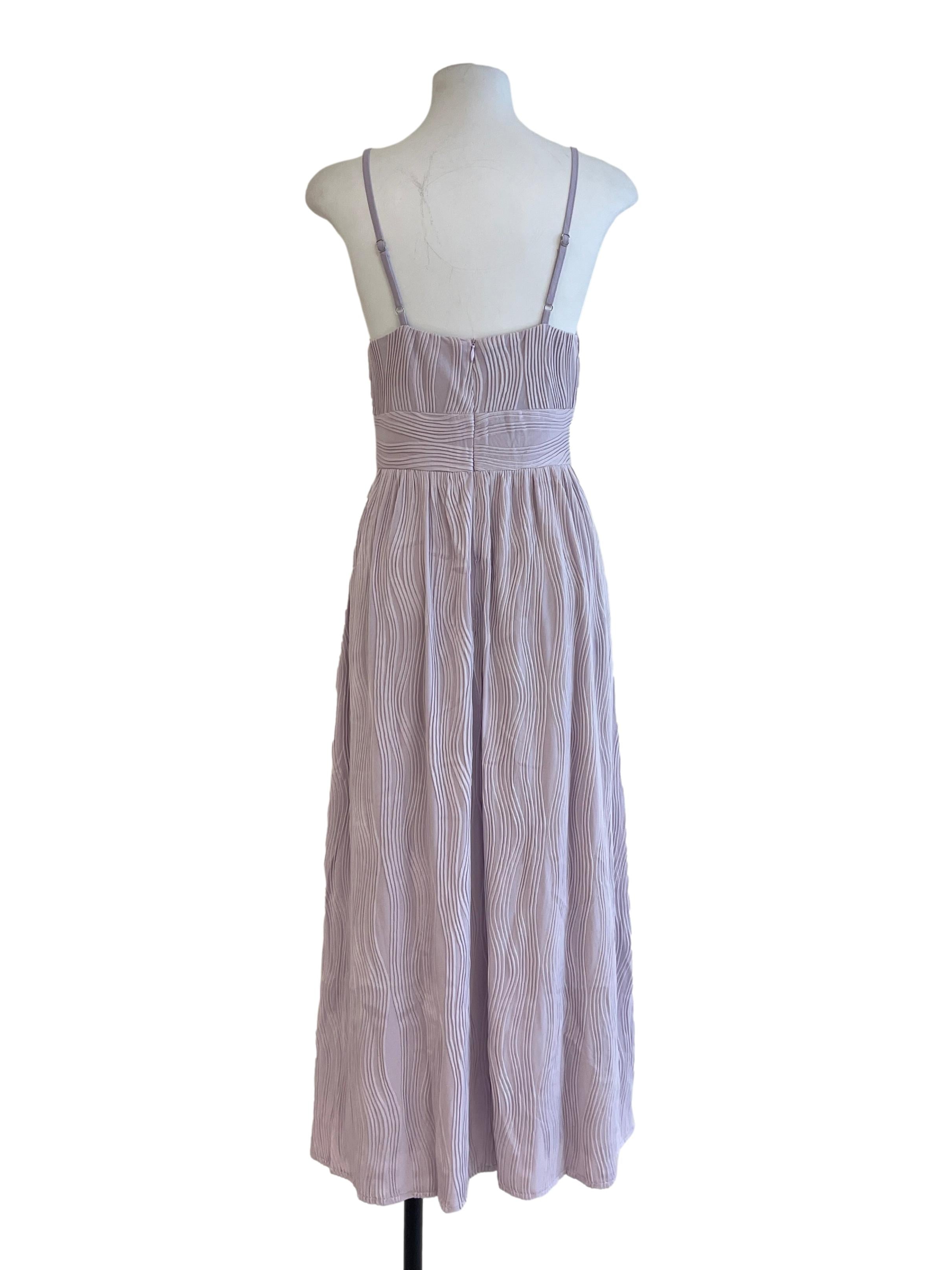 Periwinkle Purple Textured Dress