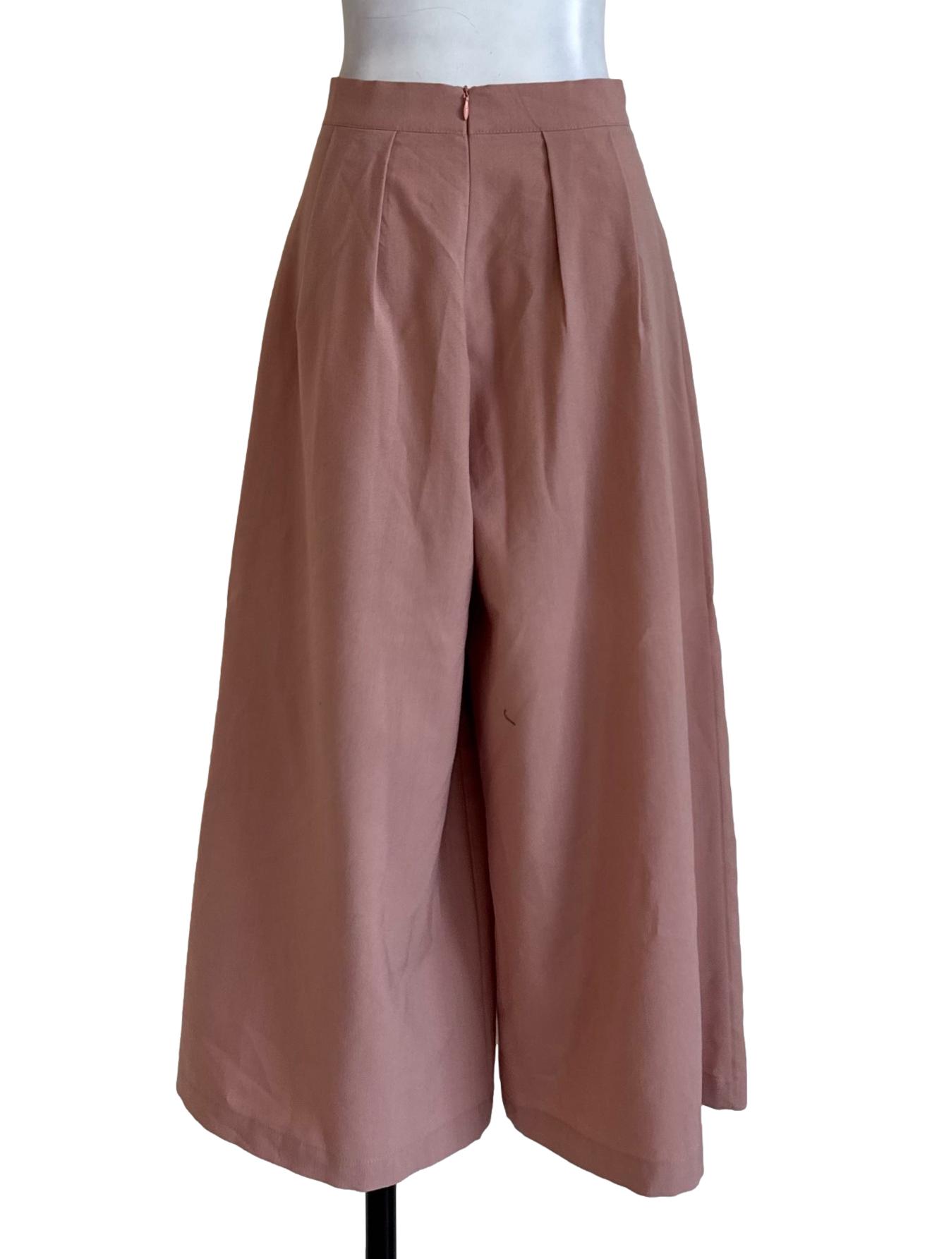 Peony Pink Wide Leg Pants