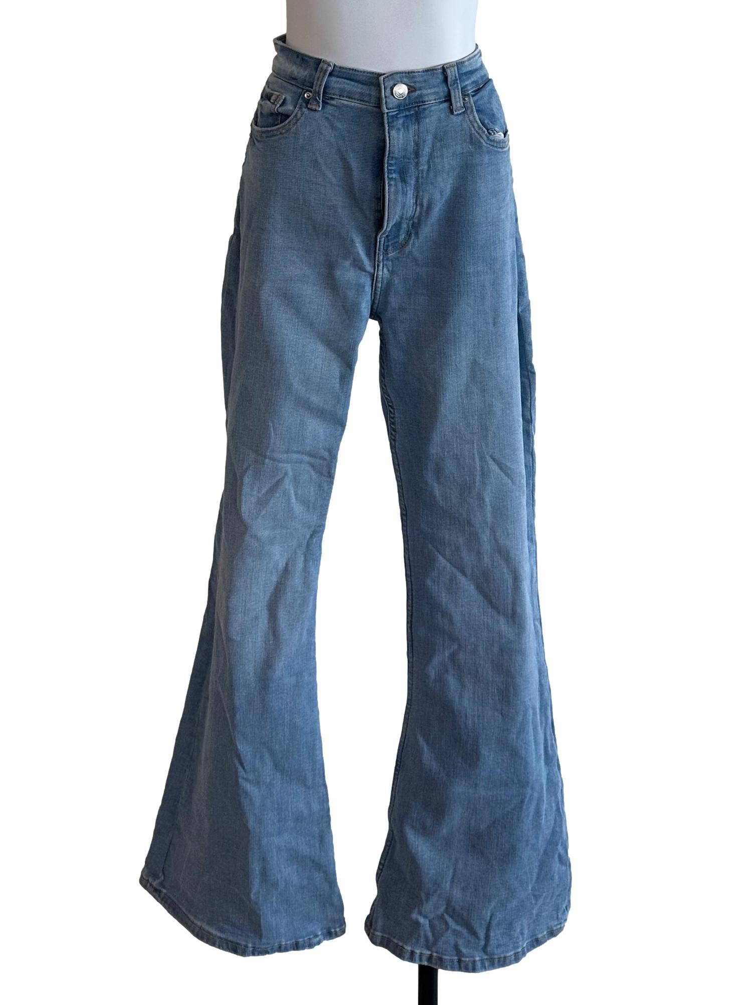 Light Blue Denim Flare Bootcut Jeans