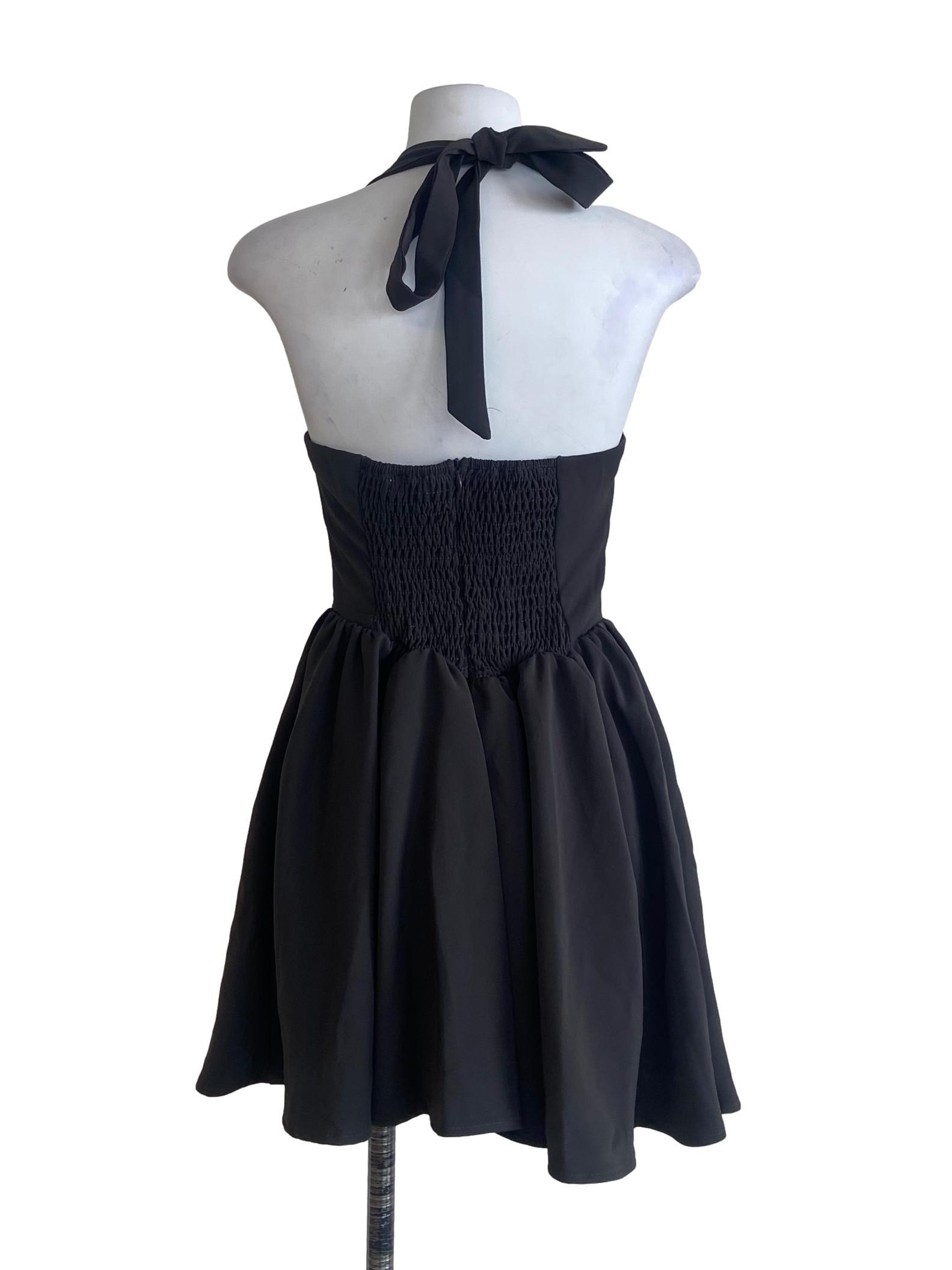Ash Grey Herringbone Sun Dress