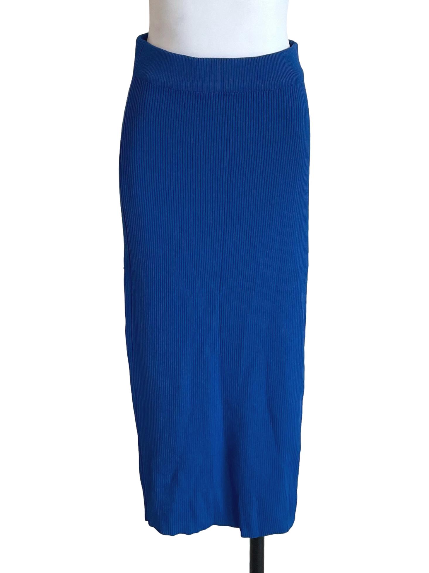 Lapis Knit Skinny Skirt