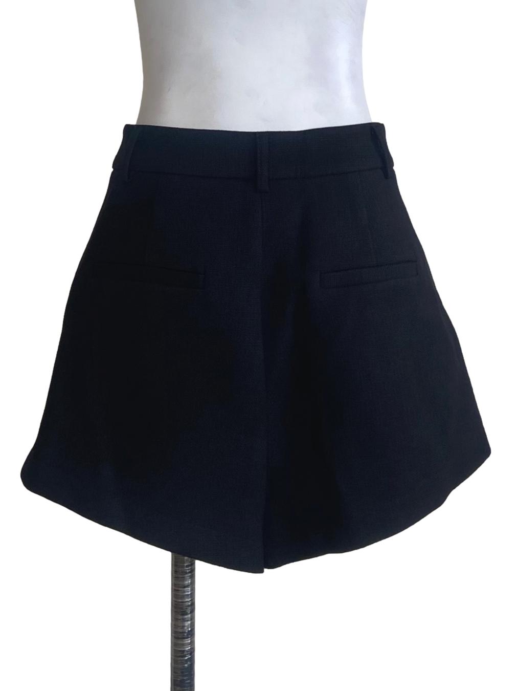 Black Tartan Shorts