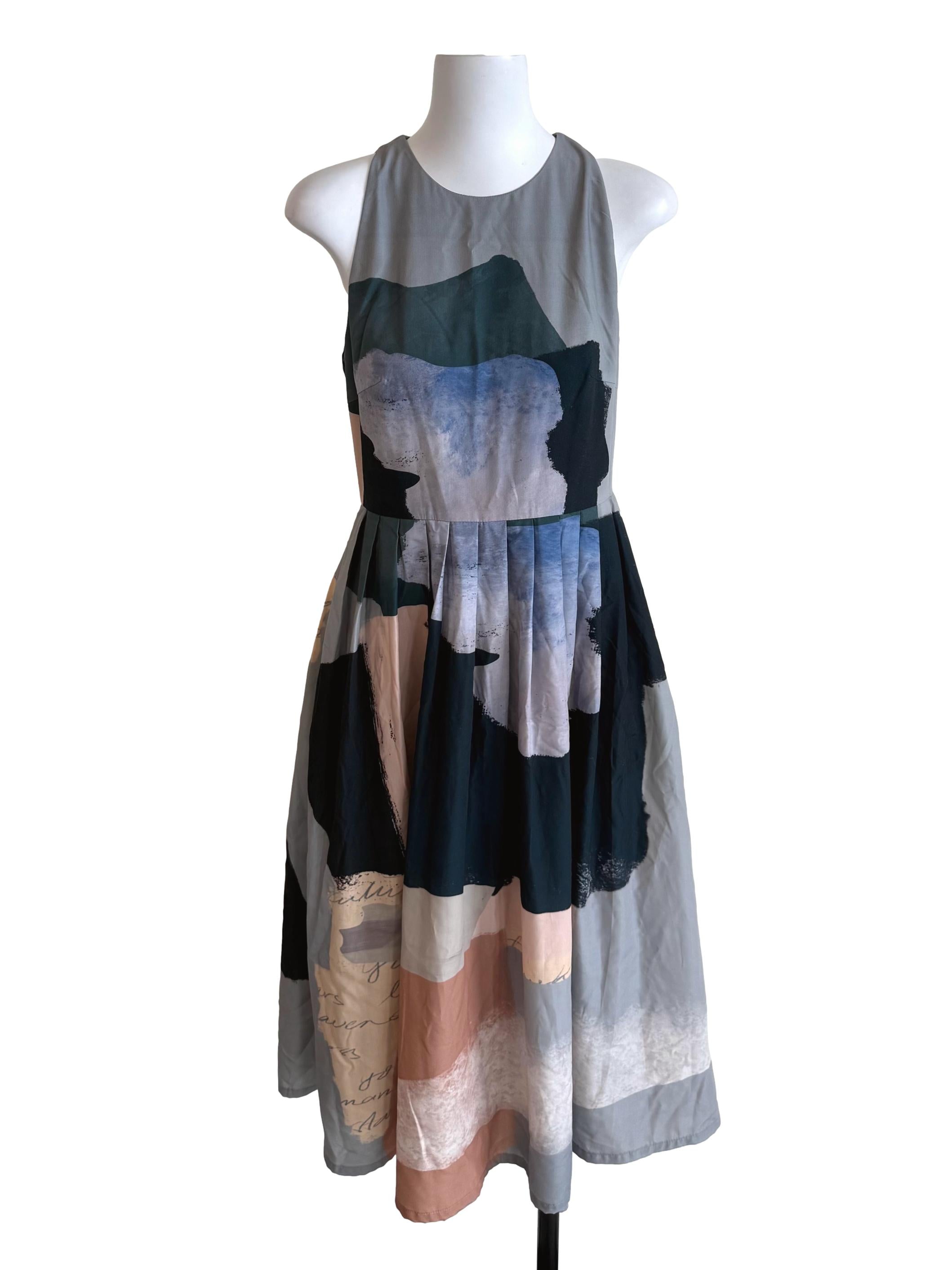 Analogue Midi Pleat Dress OSN