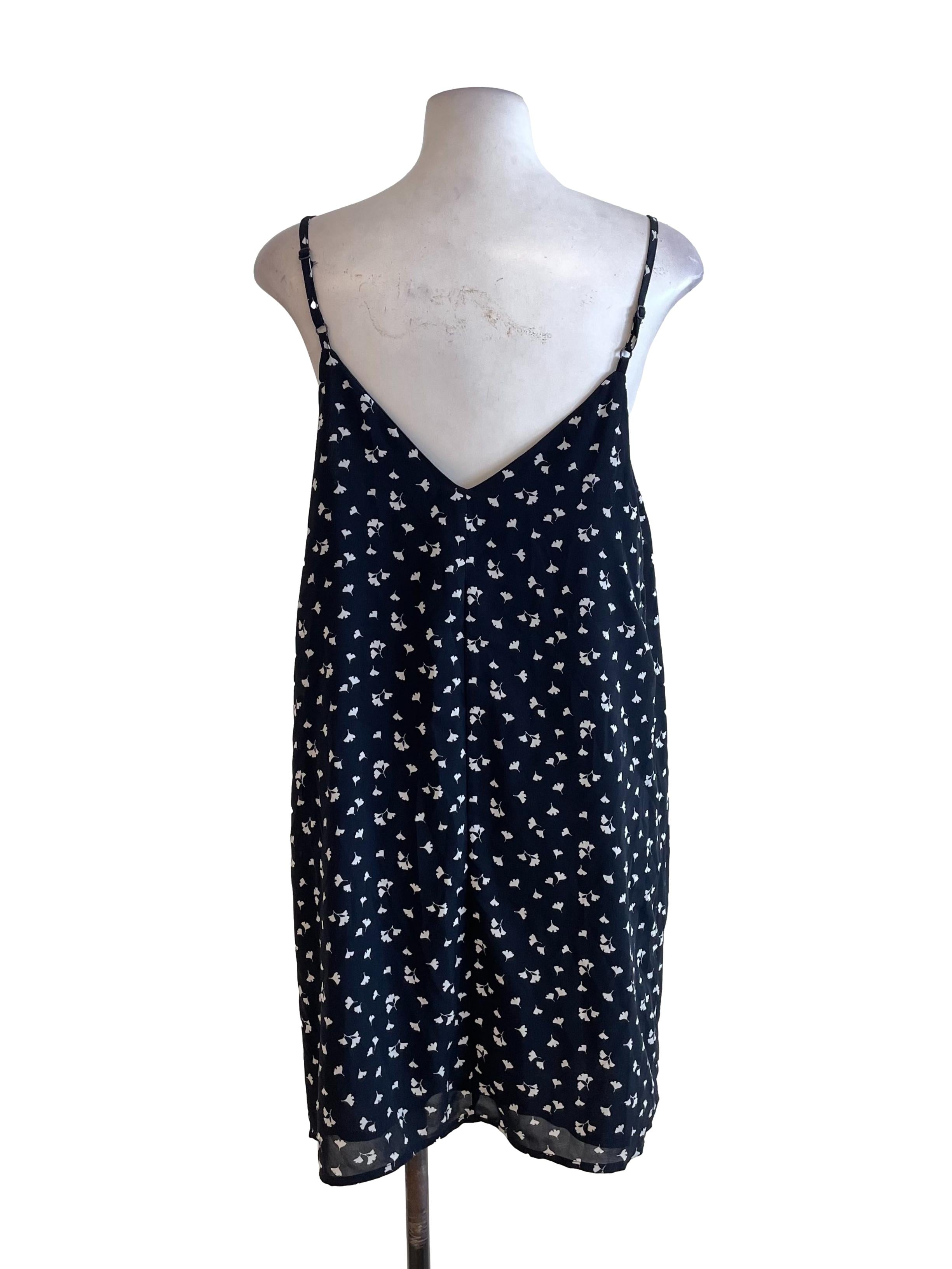 Black V Neck Dress