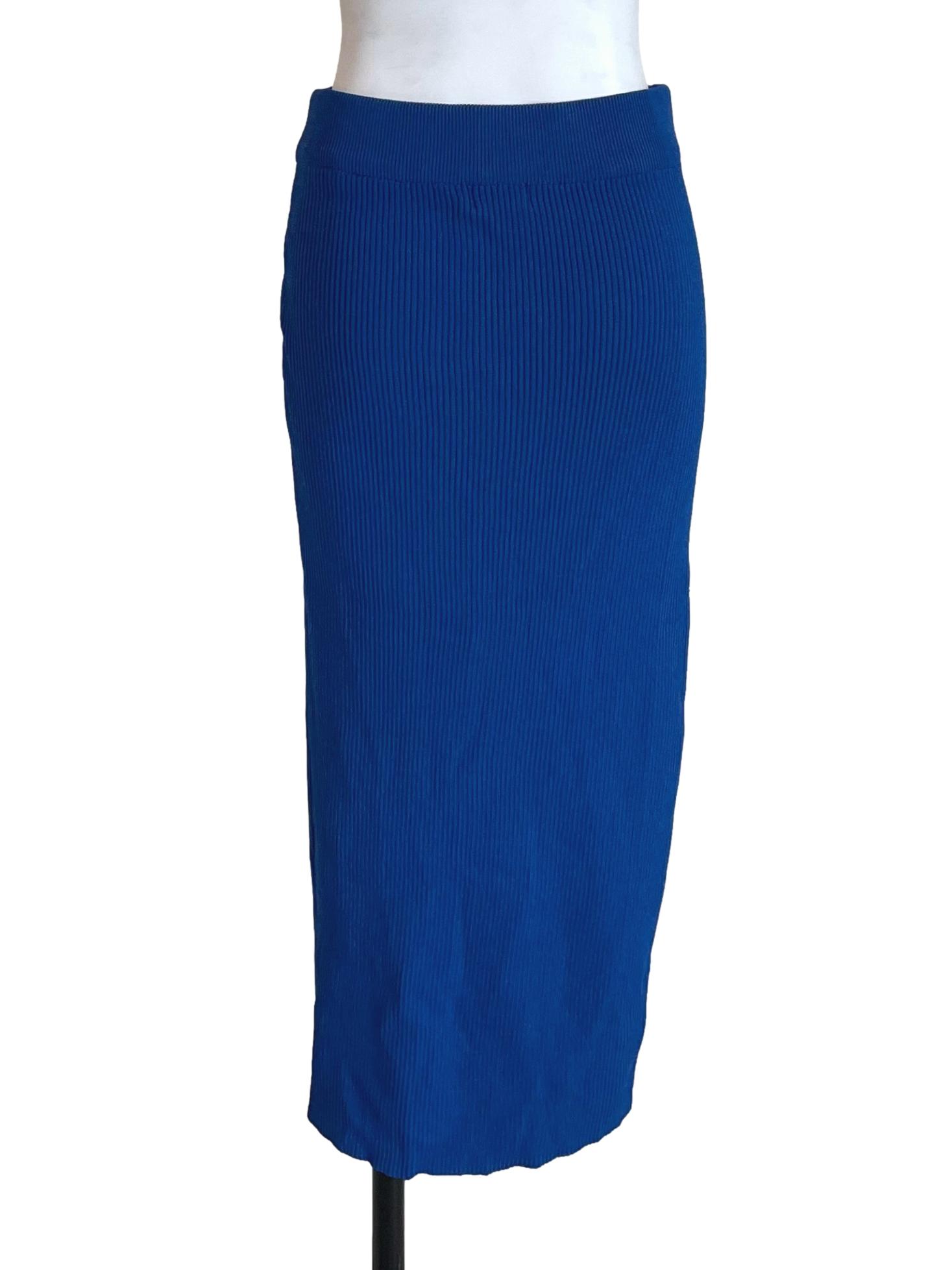 Lapis Knit Skinny Skirt