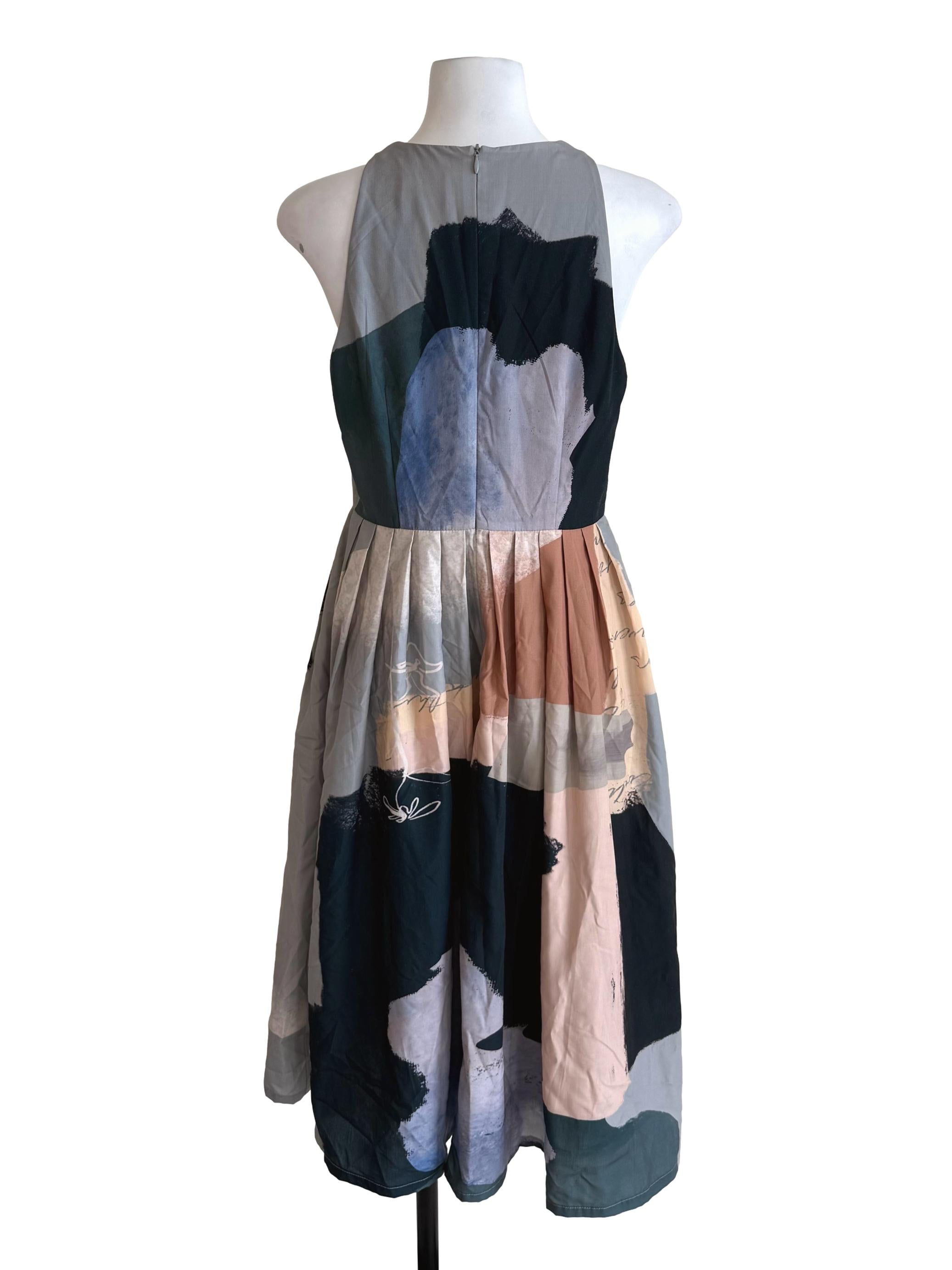 Analogue Midi Pleat Dress OSN