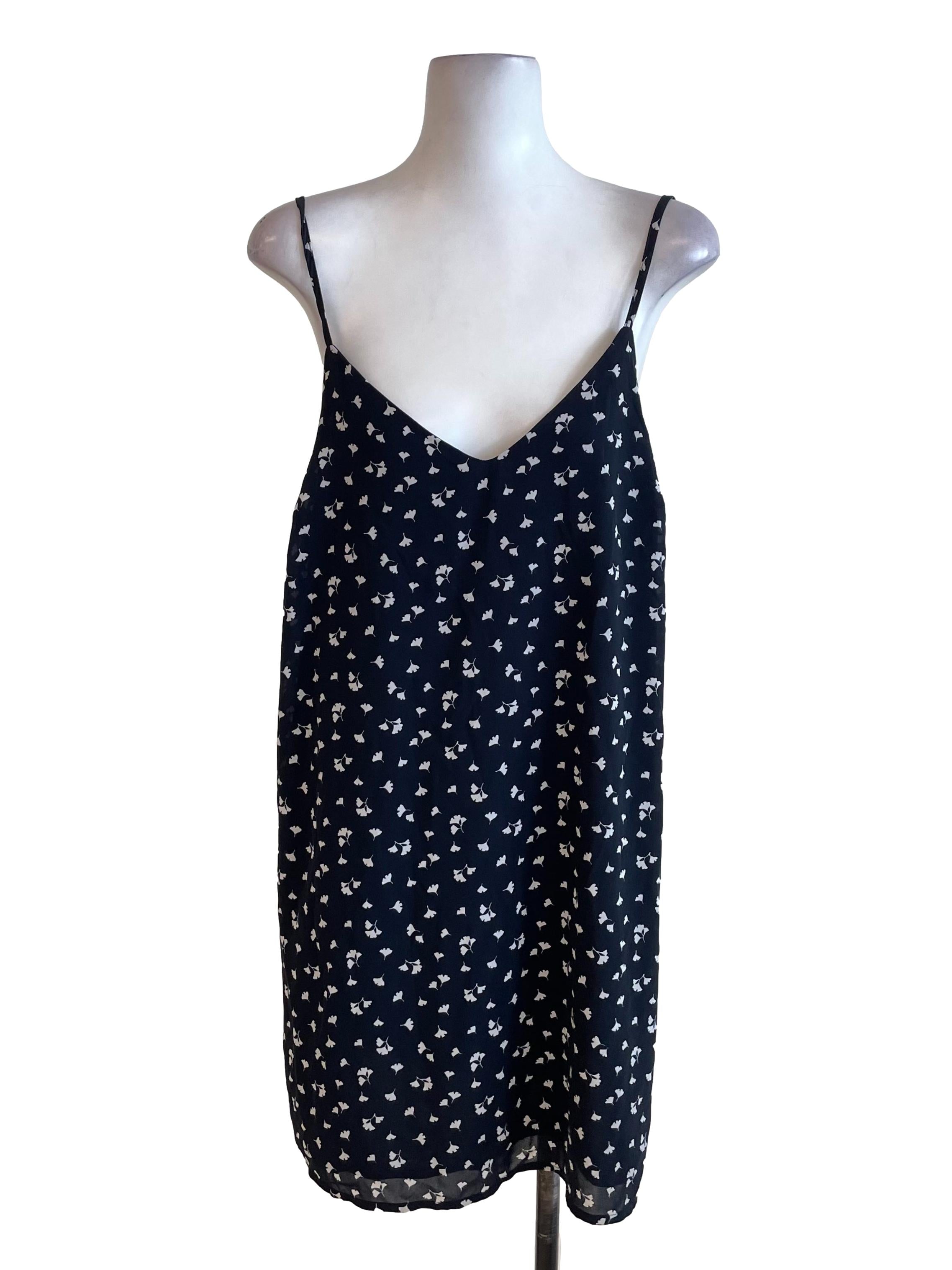 Black V Neck Dress