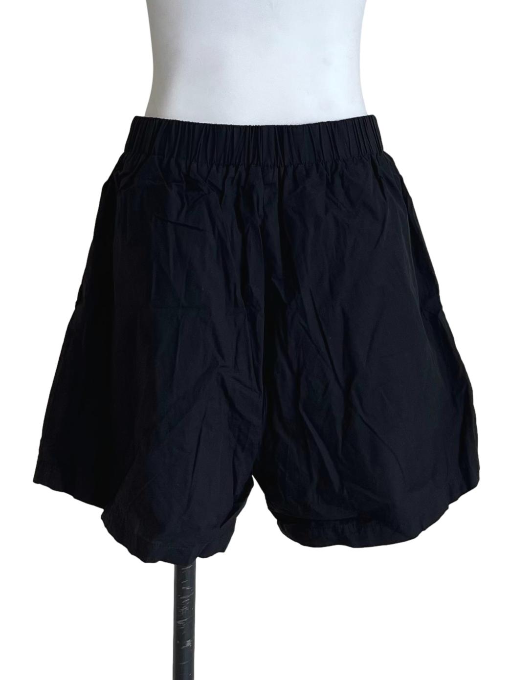 Jade Black Relaxed Shorts