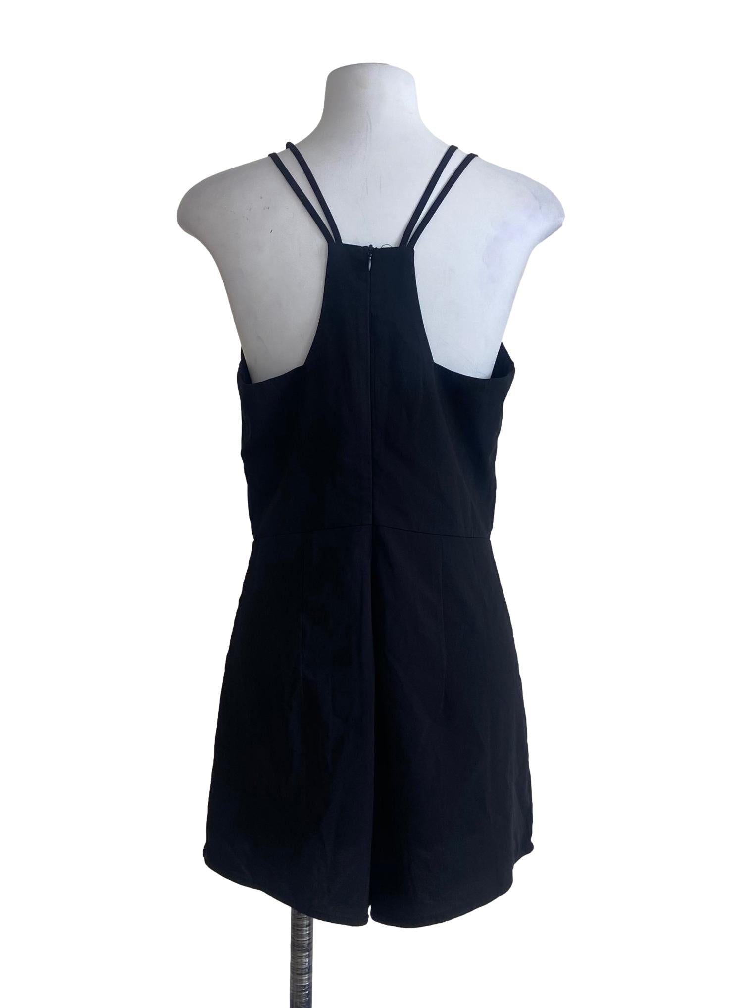 Black Spaghetti Strap Romper