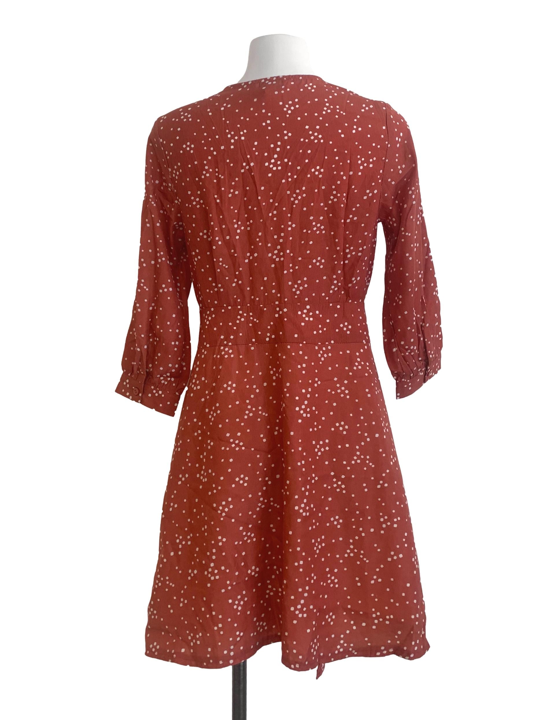 Orange Pattern Dress LB