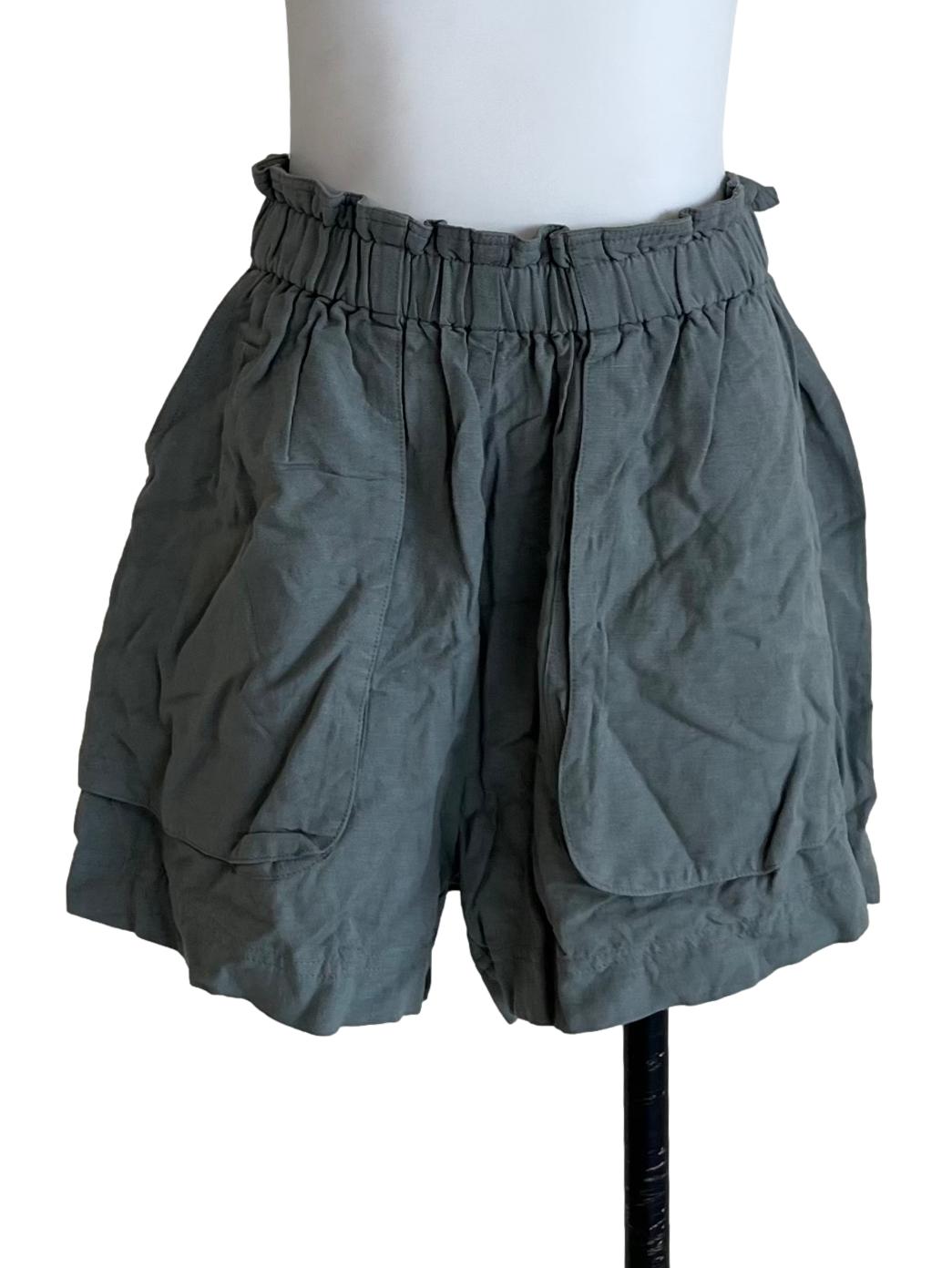 Sage Green Relaxed Shorts