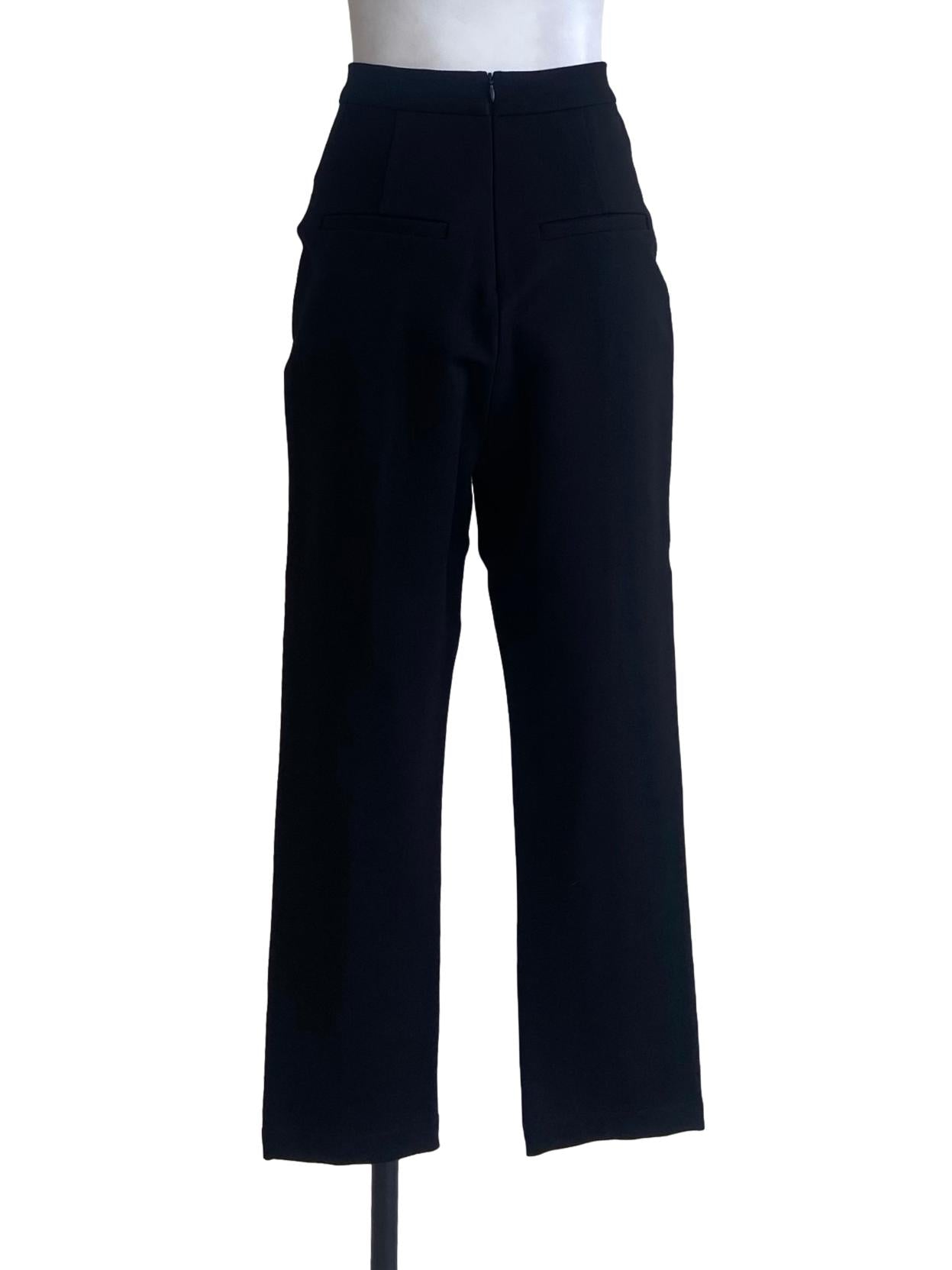 Black High Waist Skinny Pants