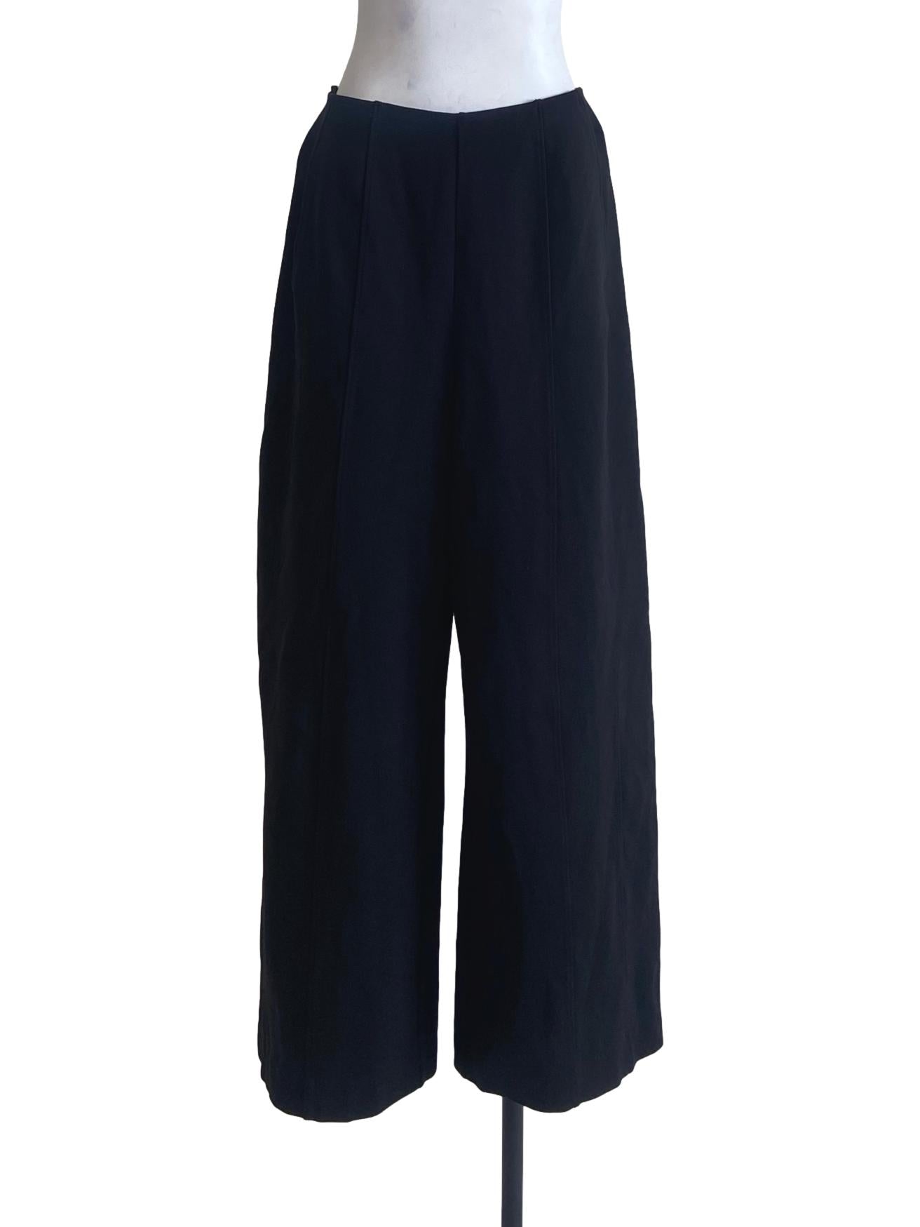 Black High Waist Palazzo Pants