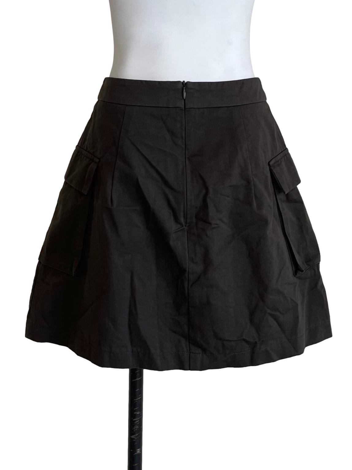 Shadow Grey Cargo Skirt