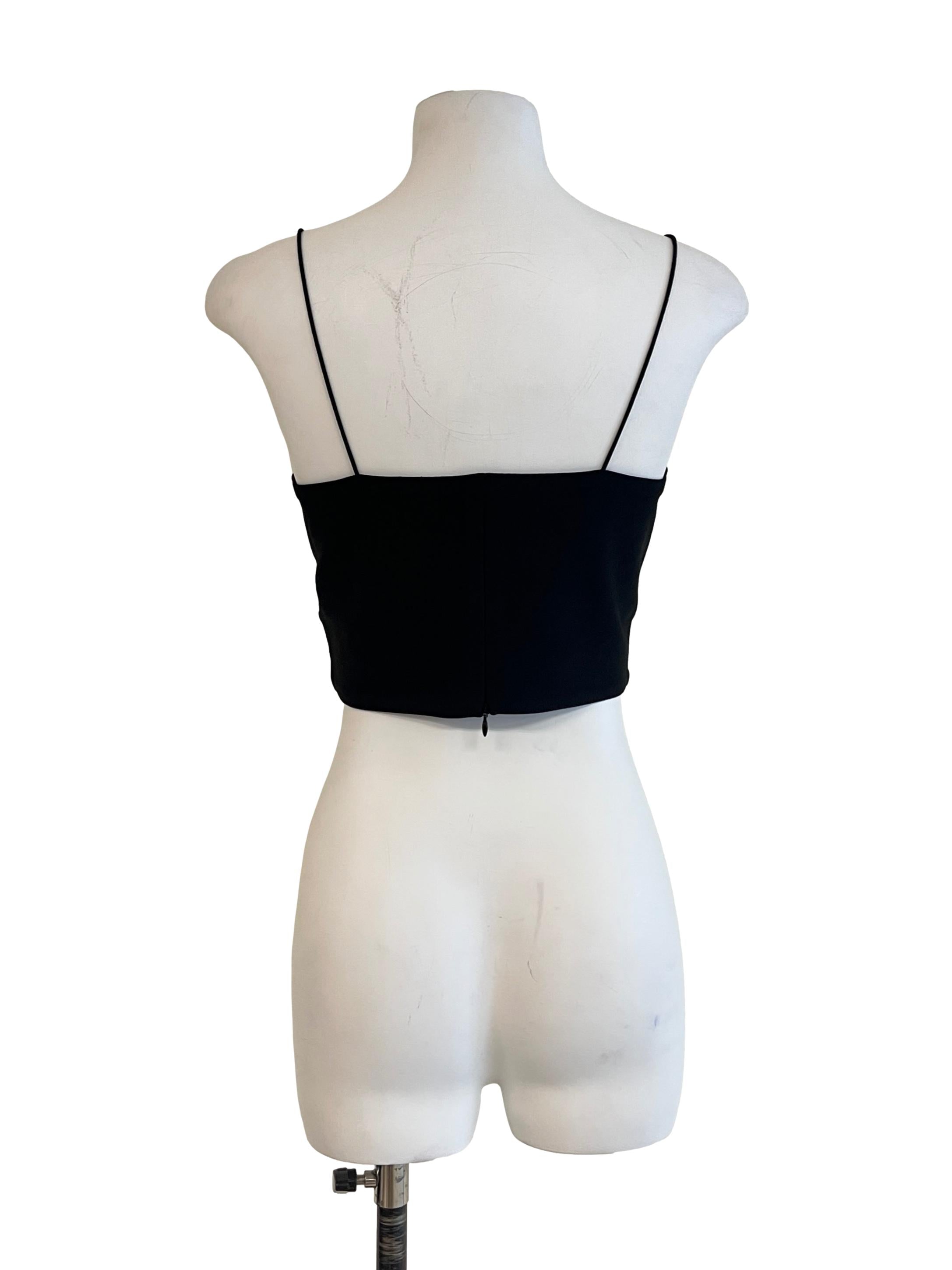 Pitch Black Spaghetti Strap Top