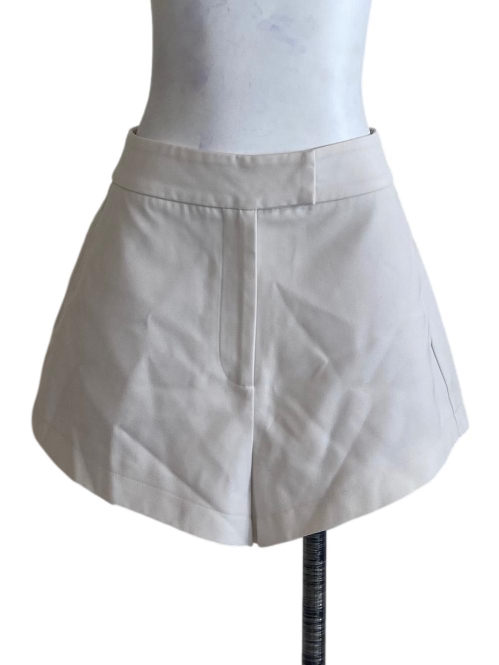 Daisy Beige Herringbone Shorts