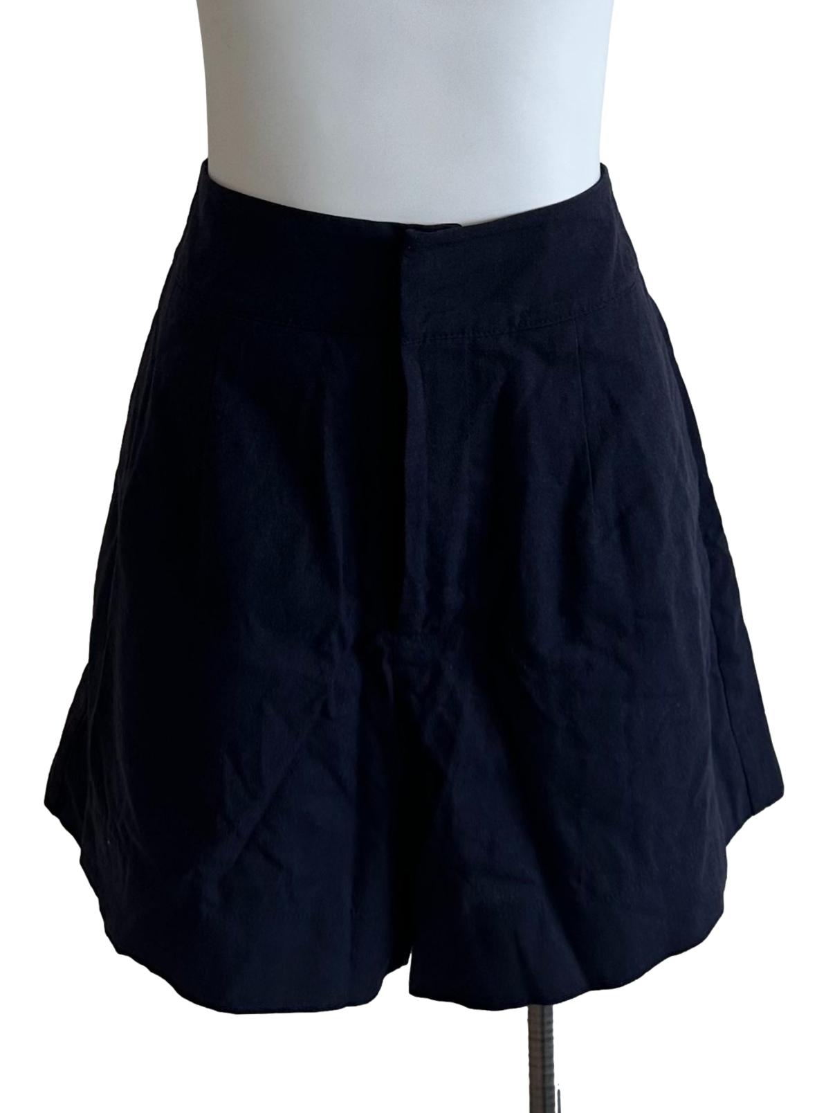Navy Blue High Waist Shorts
