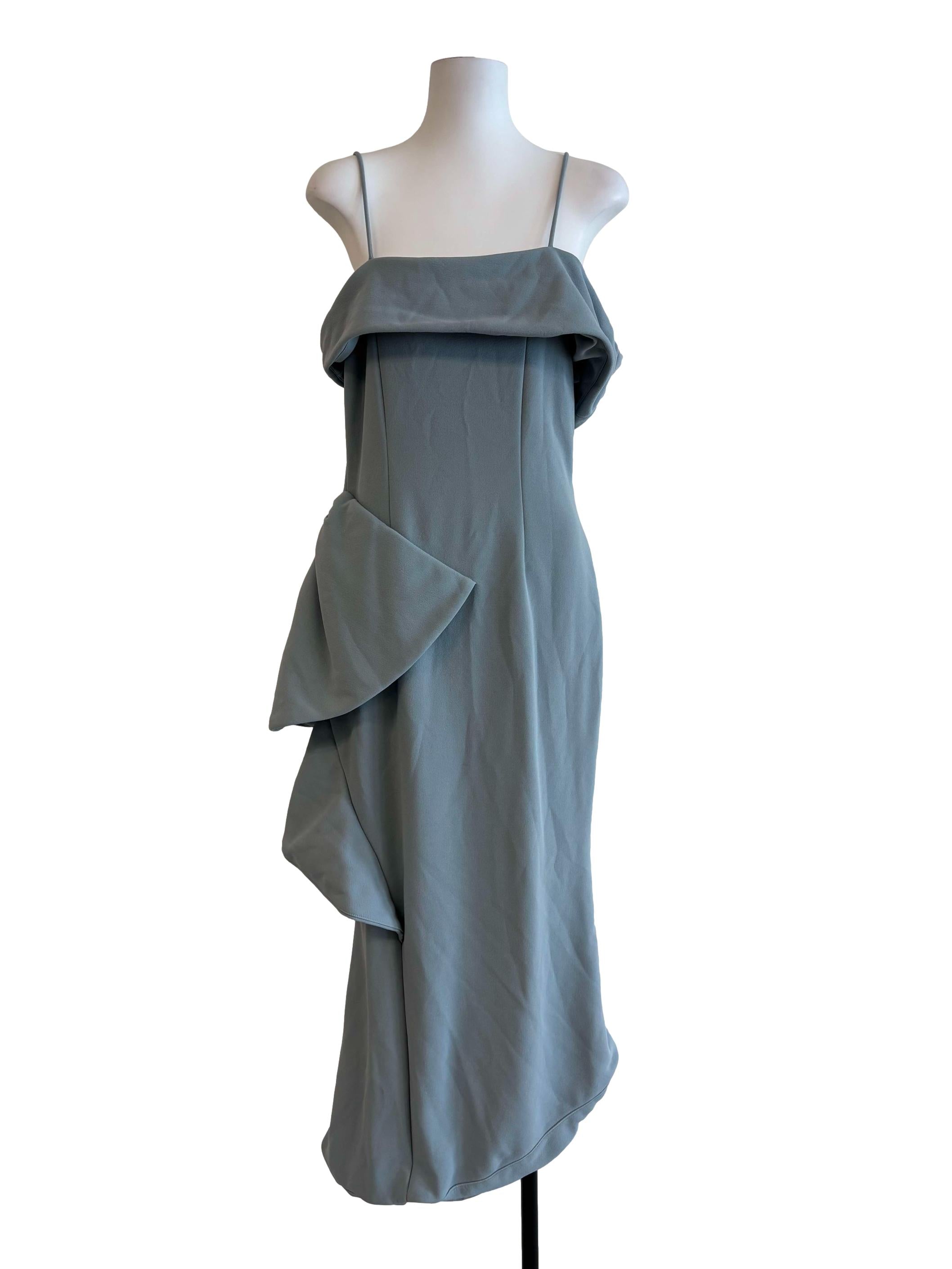 Sky Blue Spaghetti Strap Dress