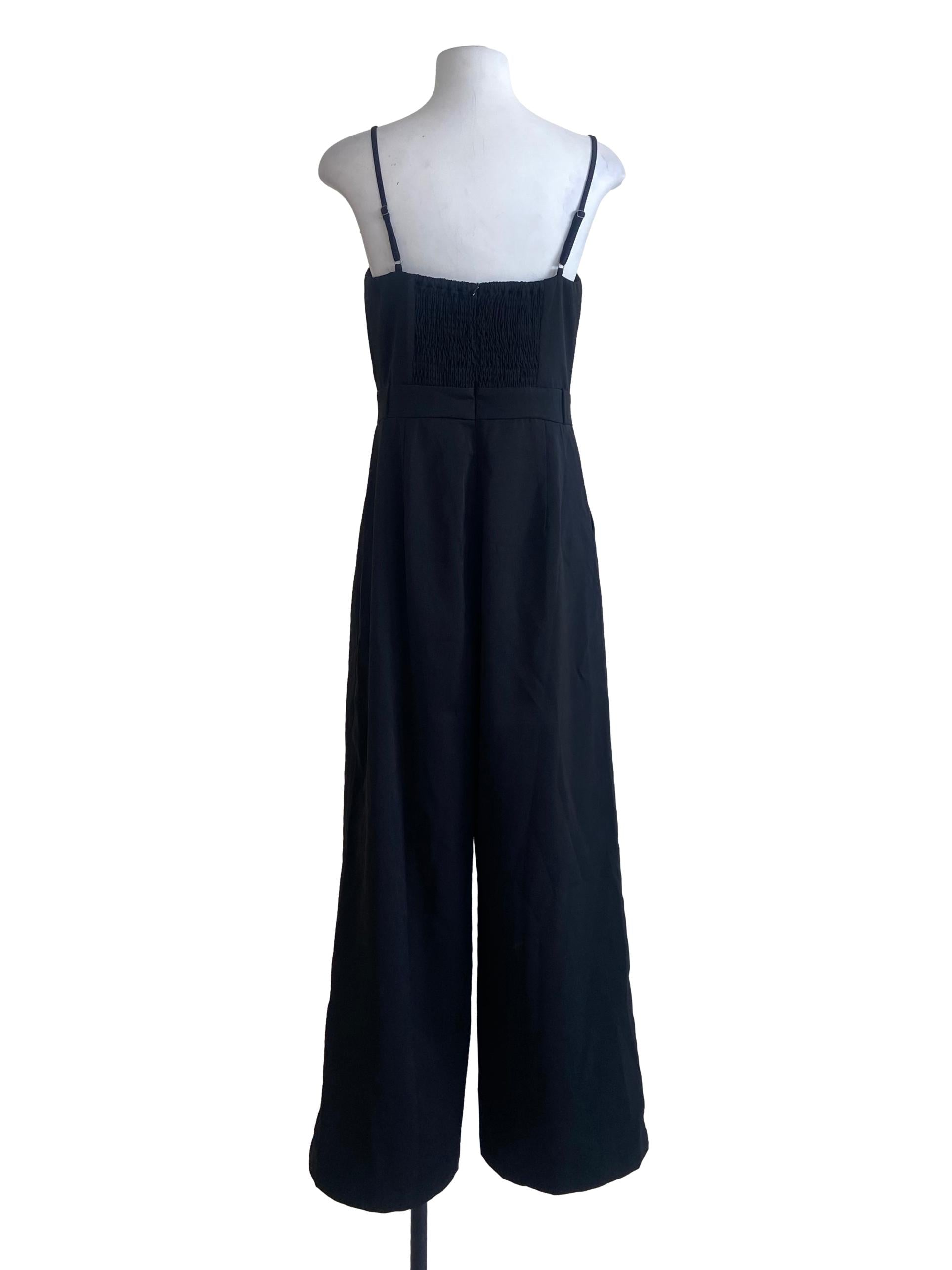 Black Spaghetti Strap Jumpsuit