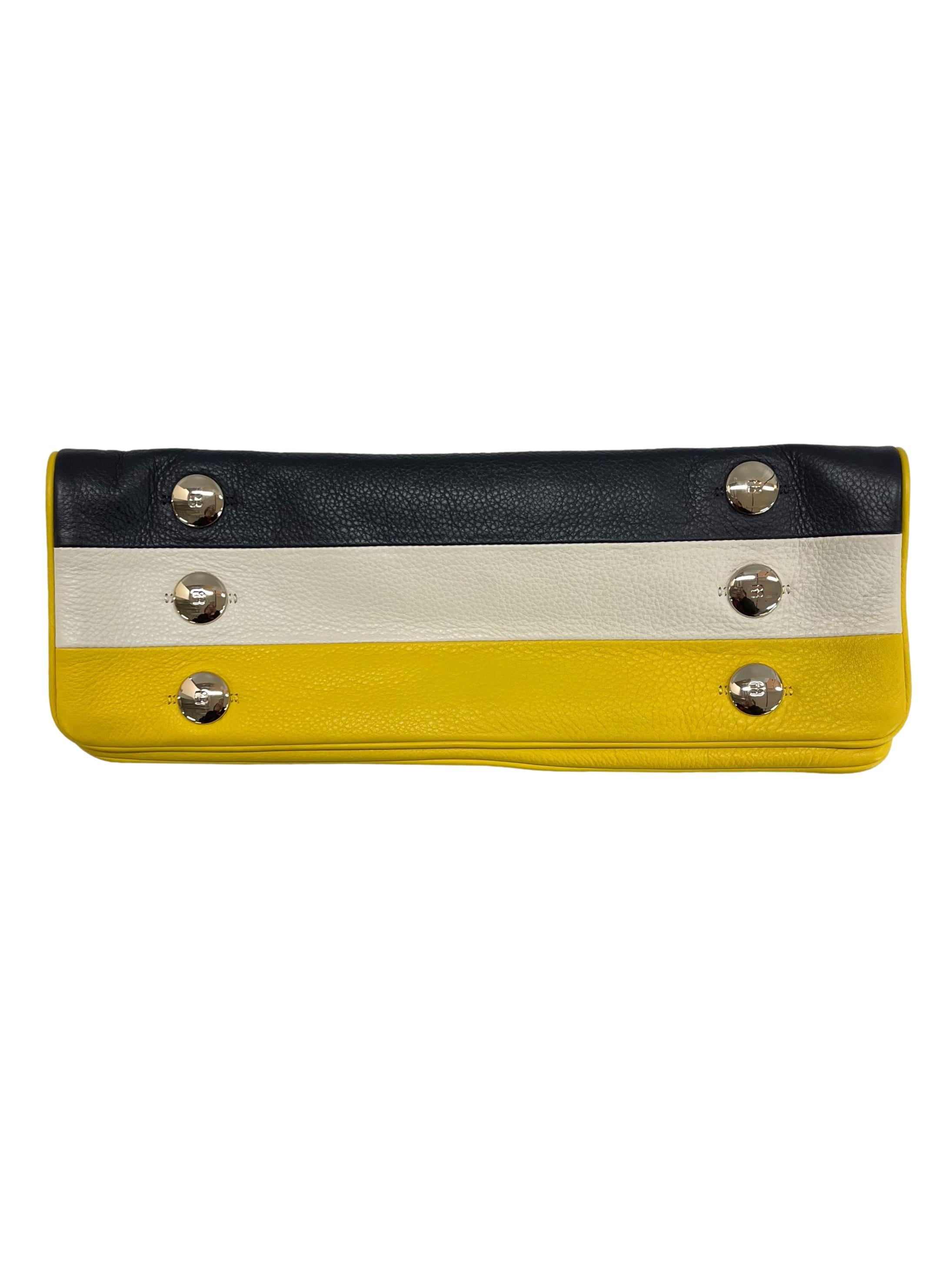 Yellow Black Long Clutch