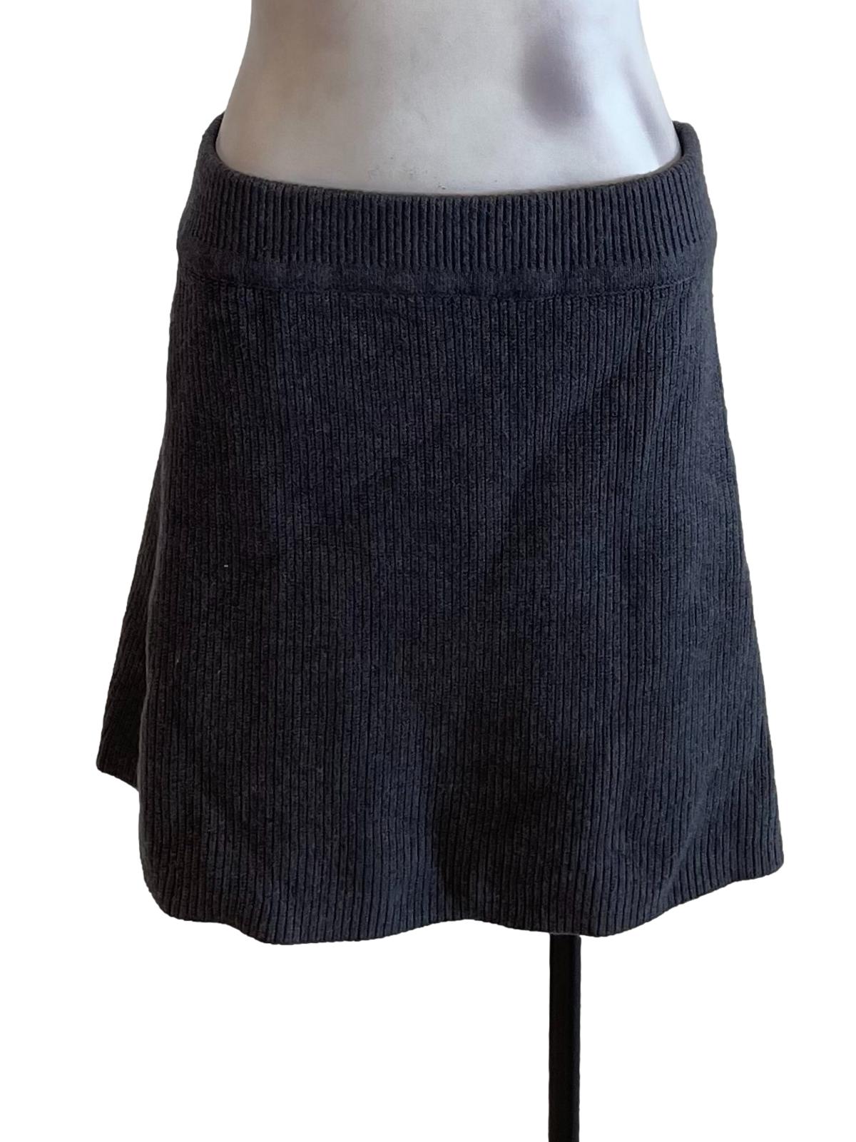 Grey Knit Skirt