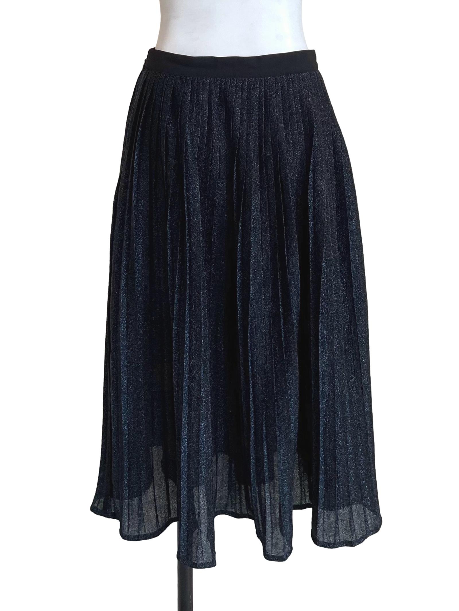 Metal Shiny Accordion Skirt LB
