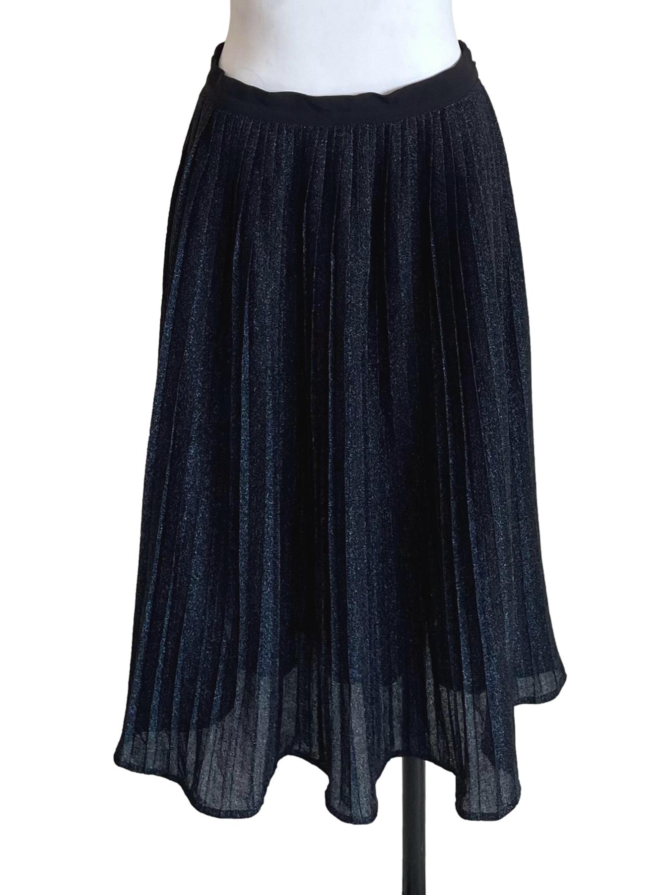 Metal Shiny Accordion Skirt LB