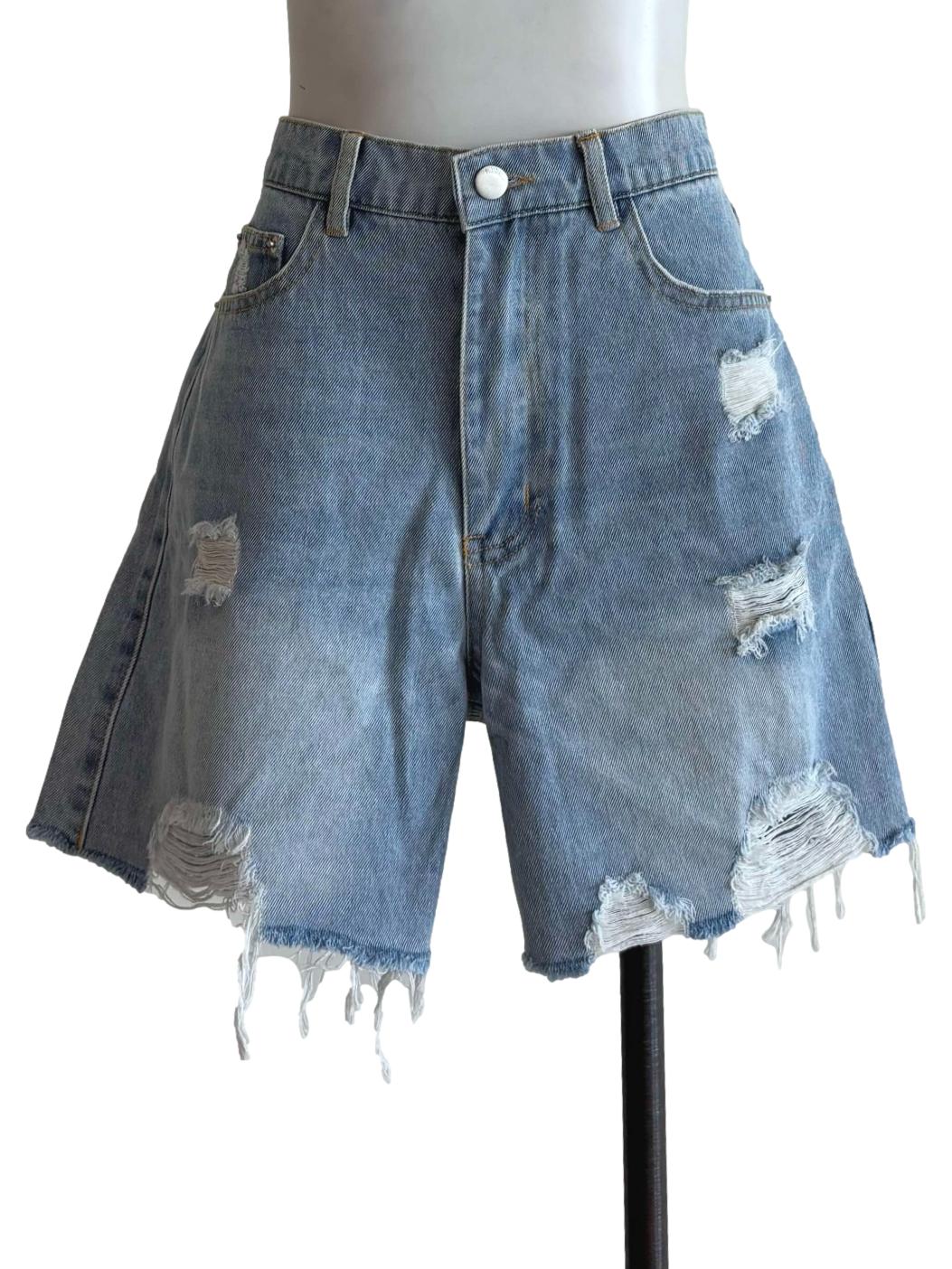 Light Denim Jorts